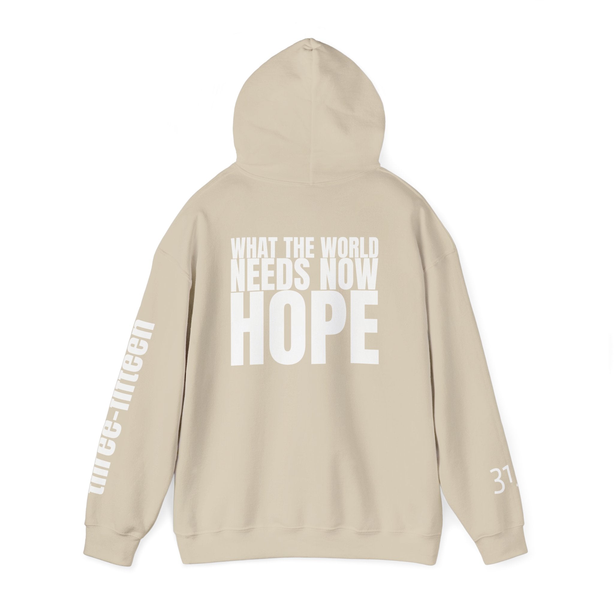 Multi Colors “What the World Needs Now - HOPE”" Inspirational Quote Hoodie - This Isn't The End Of My Story