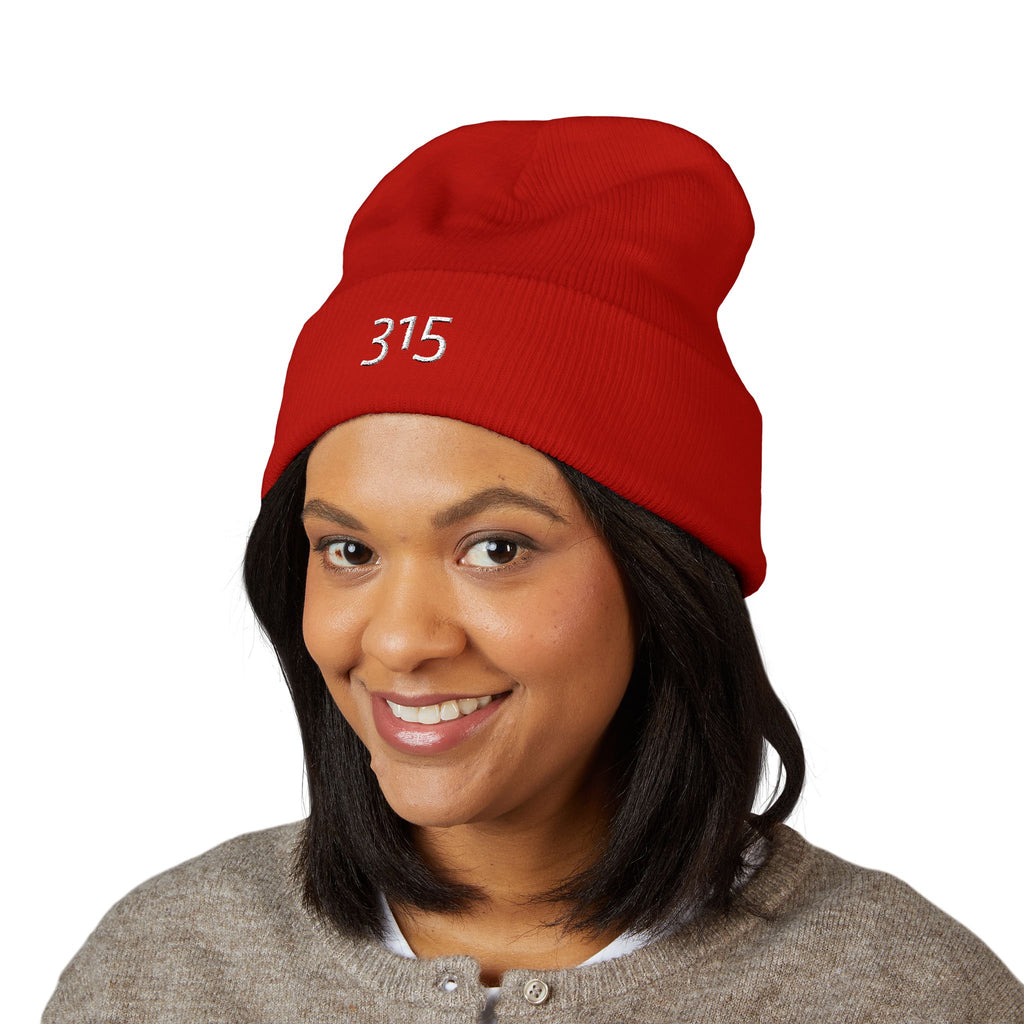 Embroidered Classic Cuffed Beanie - Stylish Warmth for Every Occasion