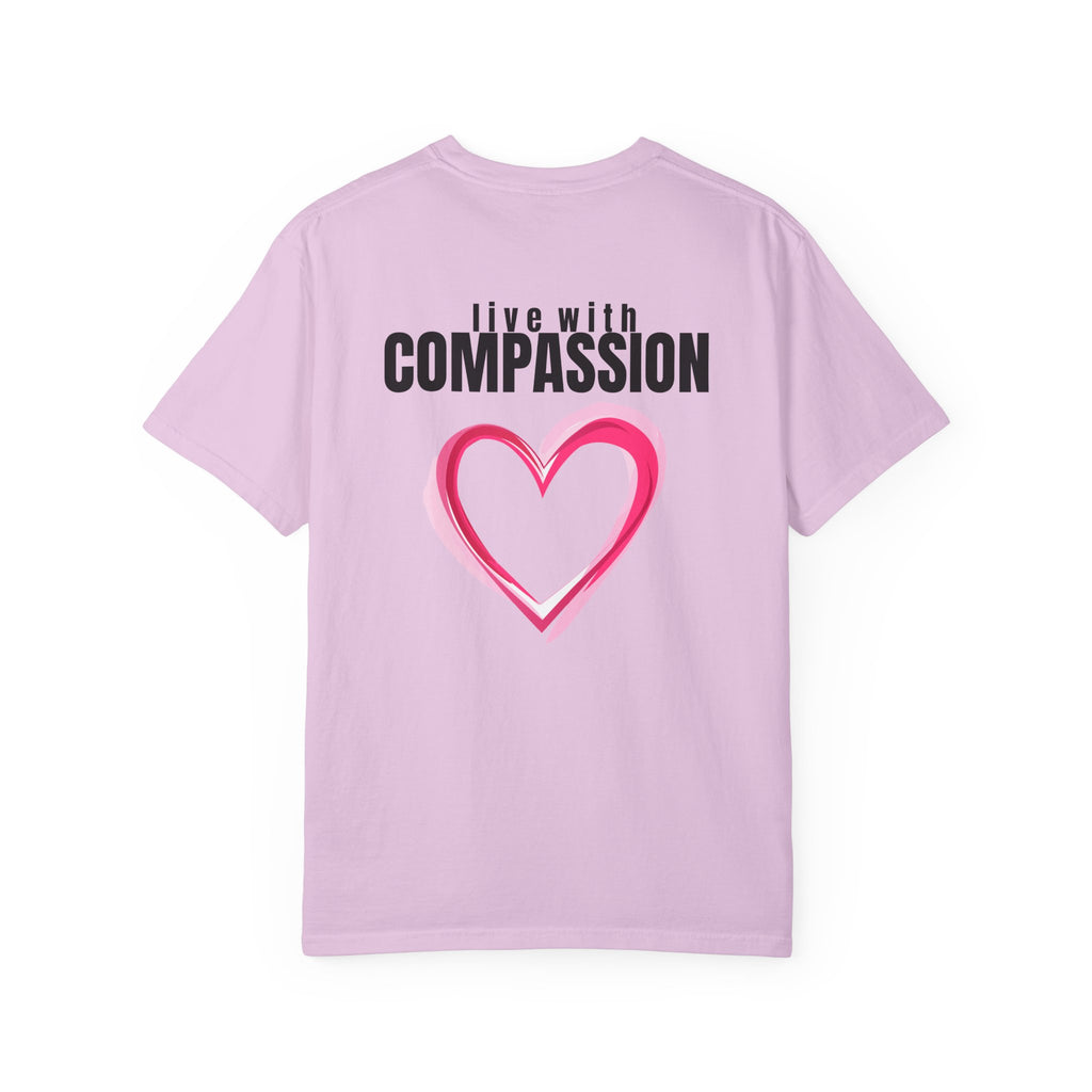 Square 315 Multi Color - Live With Compassion - Multi Colors 315 Graphic T-Shirt