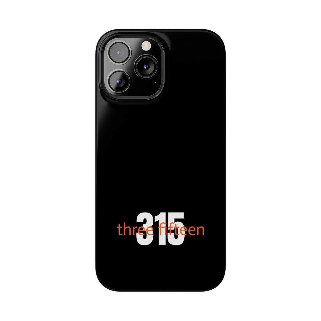 36 - Phone case 315 Slim Phone Case — Motivational Black Protective Cover