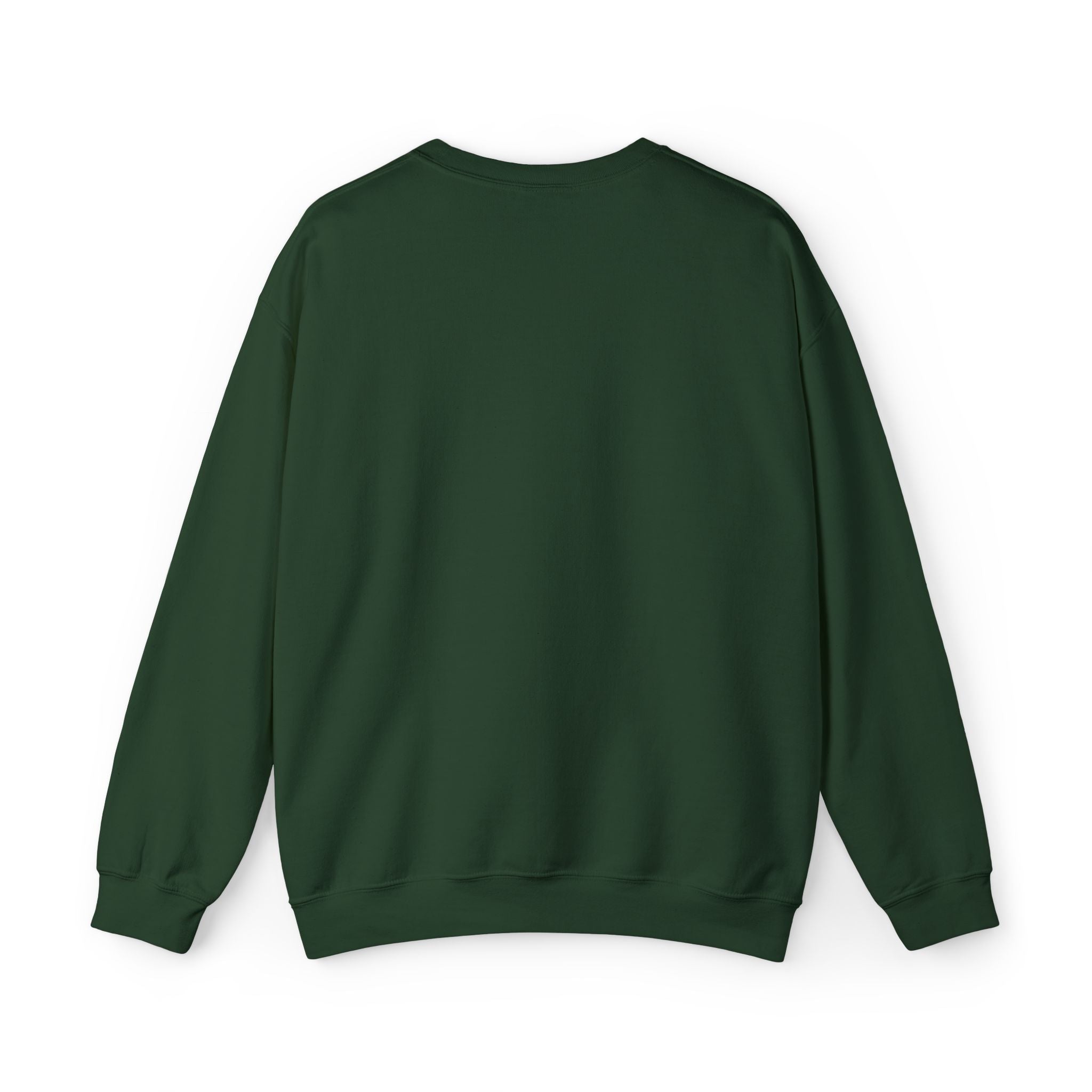 15 - Minimal '315' Embroidered Logo Crewneck Sweatshirt — White Casual Pullover