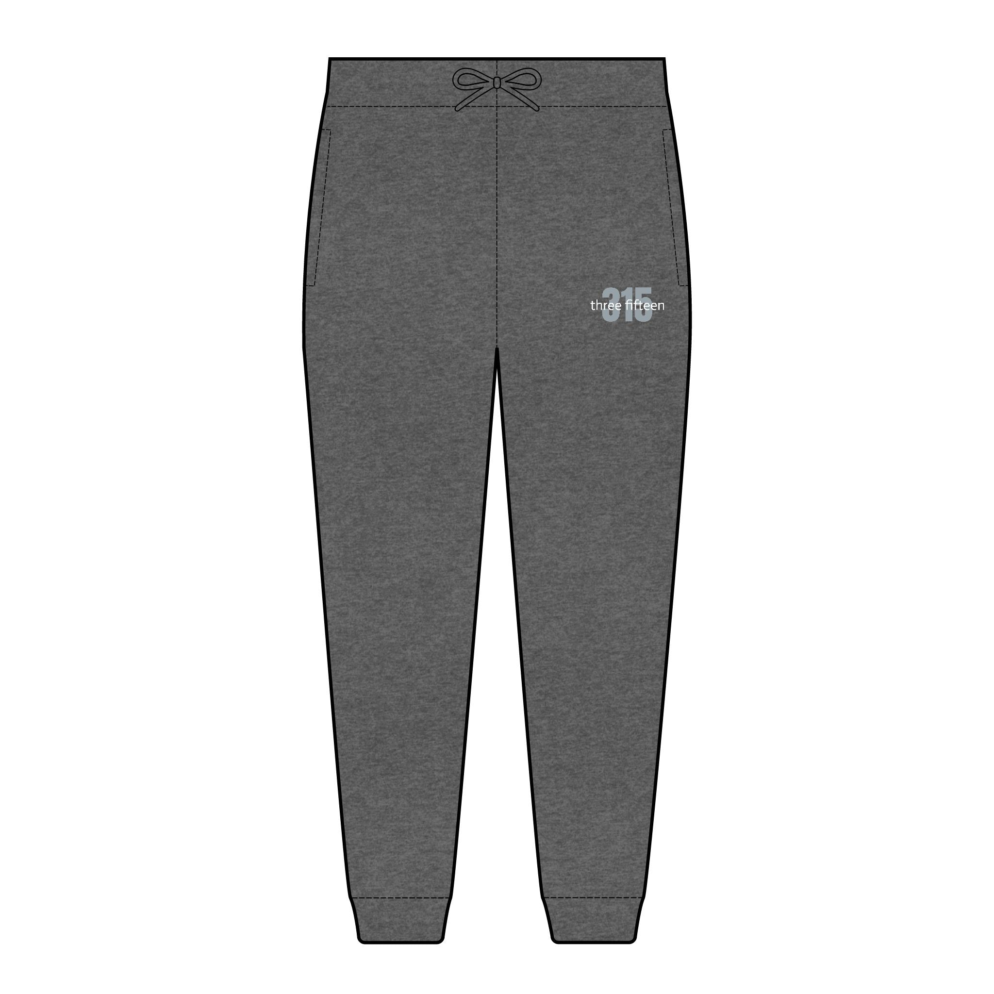 21 - Multi Color Embroidered Fleece Joggers with 315 Design