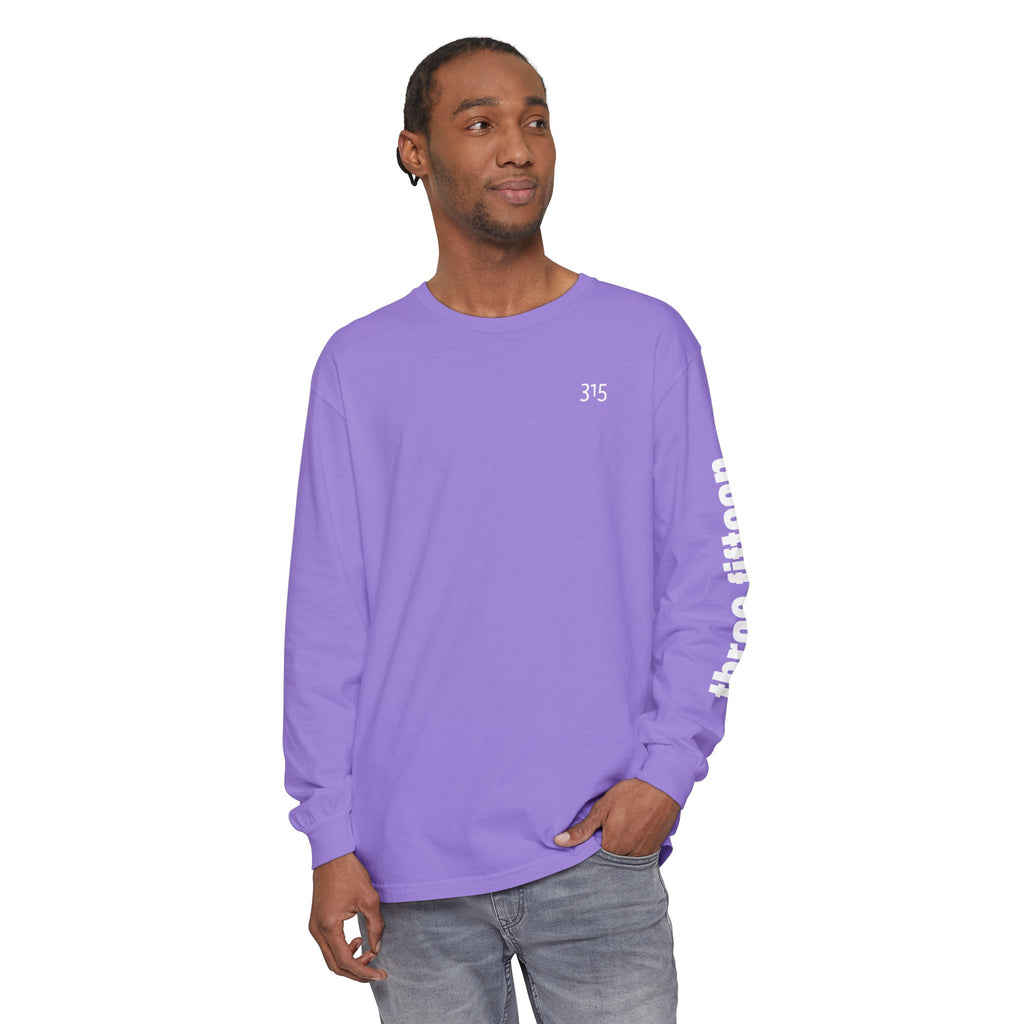 12 - 315 Three Fifteen Multi Color Unisex Long Sleeve T-Shirt - Inspirational Casual Wear