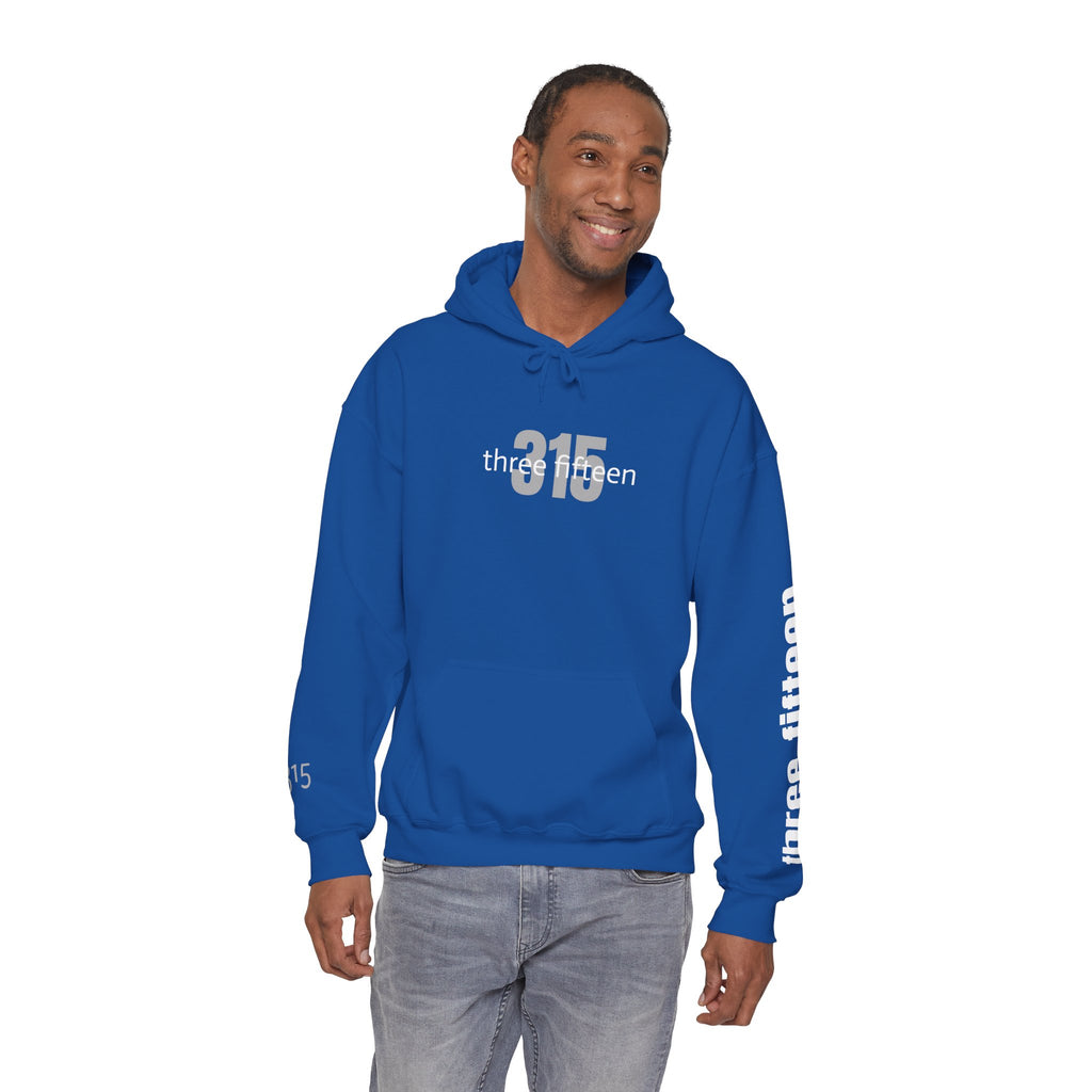 16 - Multi Color Printed Bold 315 Three Fifteen Inspirational Quote Hoodie - This Isn't The End Of My Story