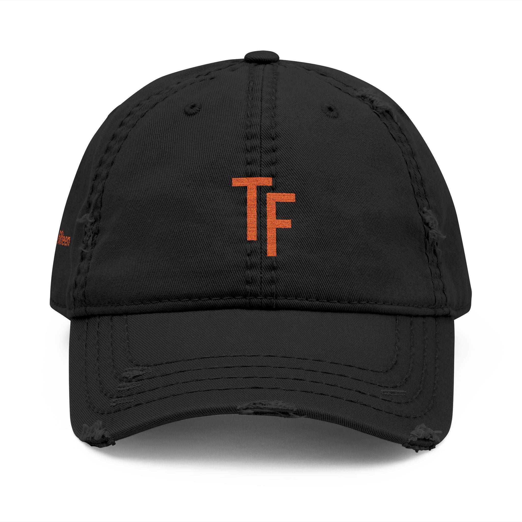 3 - Hat Distressed Embroidered TF Three Fifteen Dad Hat - Casual Chic Accessory