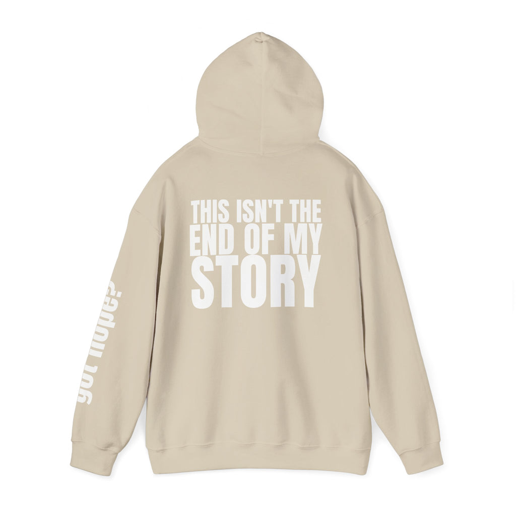 Multi Colors "This Isn't the End of My Story" Inspirational Quote Hoodie - This Isn't The End Of My Story