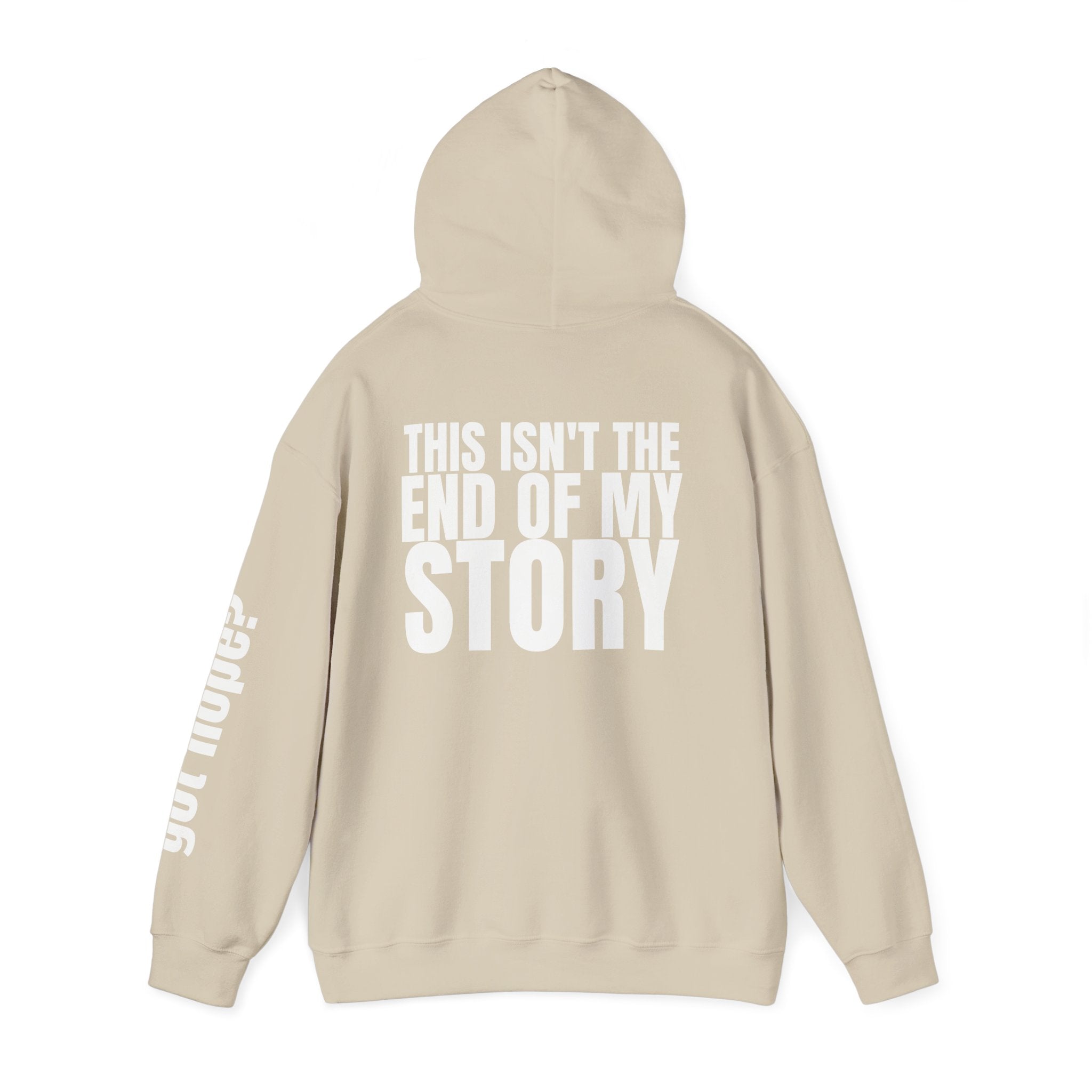 Multi Colors "This Isn't the End of My Story" Inspirational Quote Hoodie - This Isn't The End Of My Story