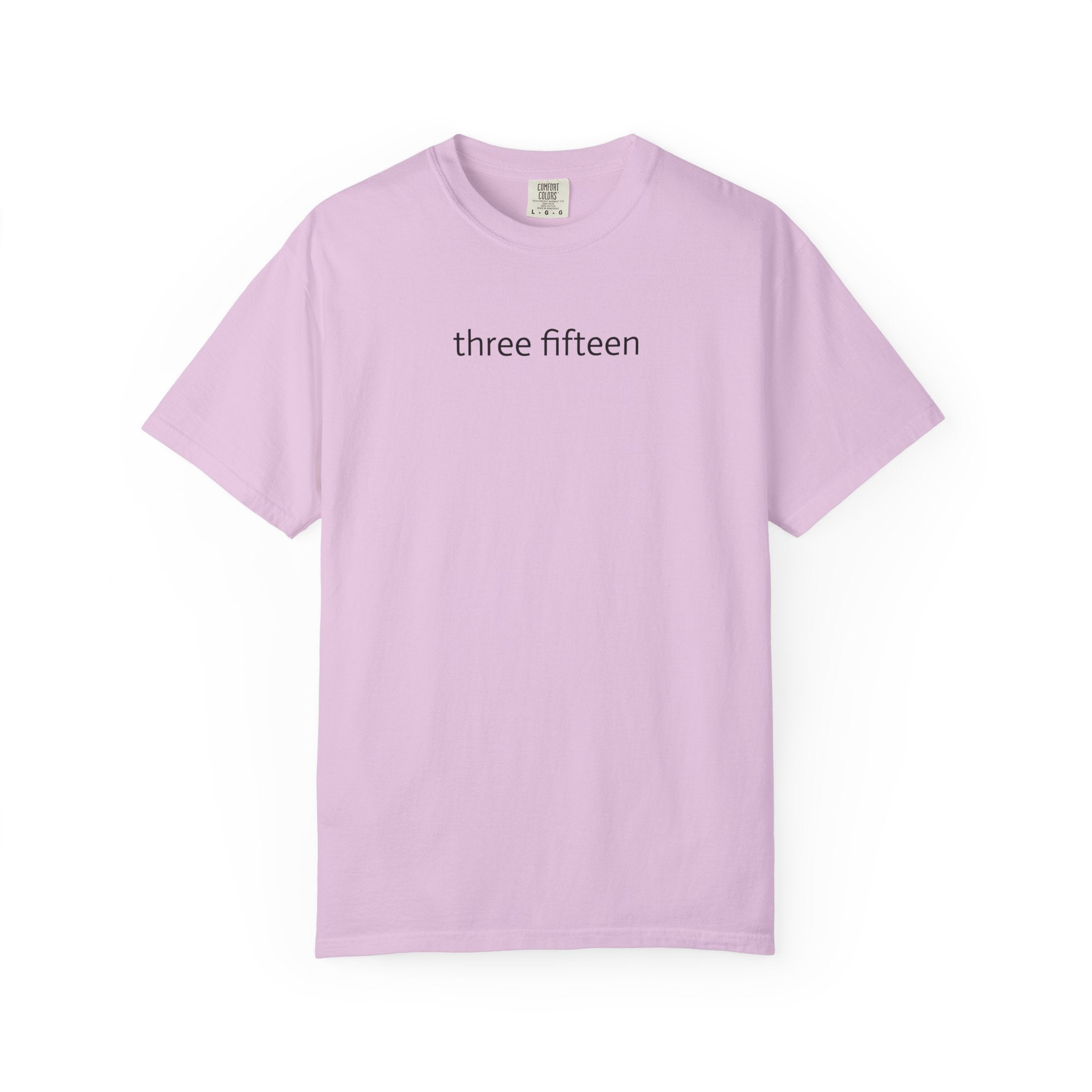1 - Multi Colors Three Fifteen Basic Graphic T-Shirt