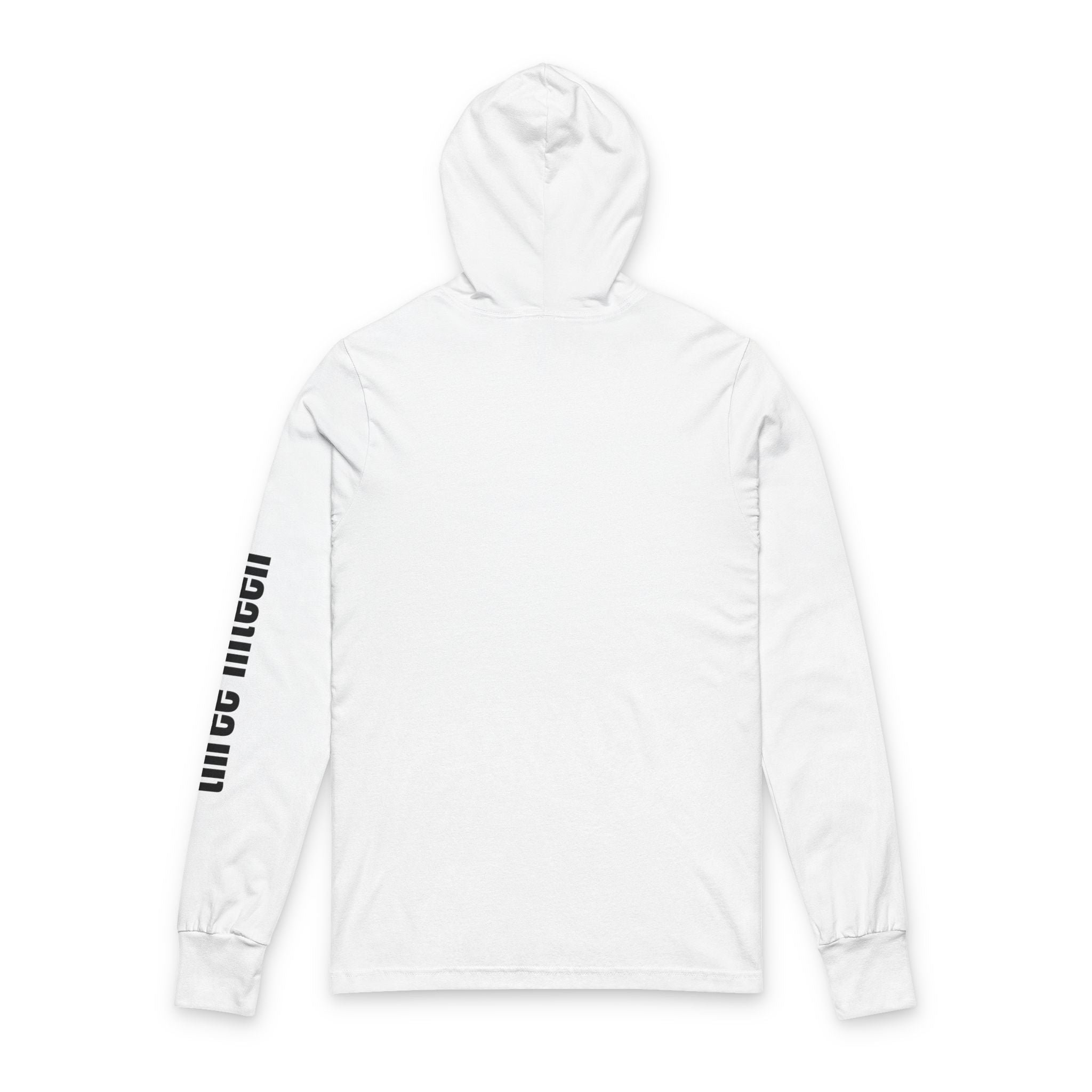 13 - TF Logo Hooded Long Sleeve Tee — Minimalist Branded Hoodie Tee