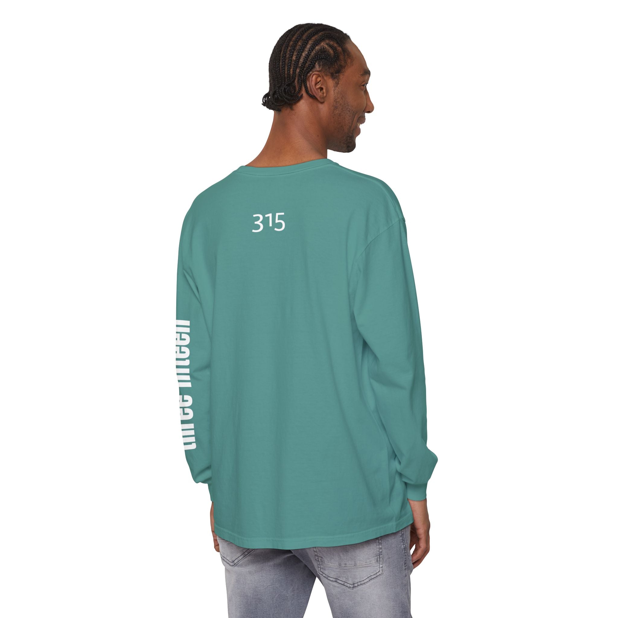 12 - 315 Three Fifteen Multi Color Unisex Long Sleeve T-Shirt - Inspirational Casual Wear