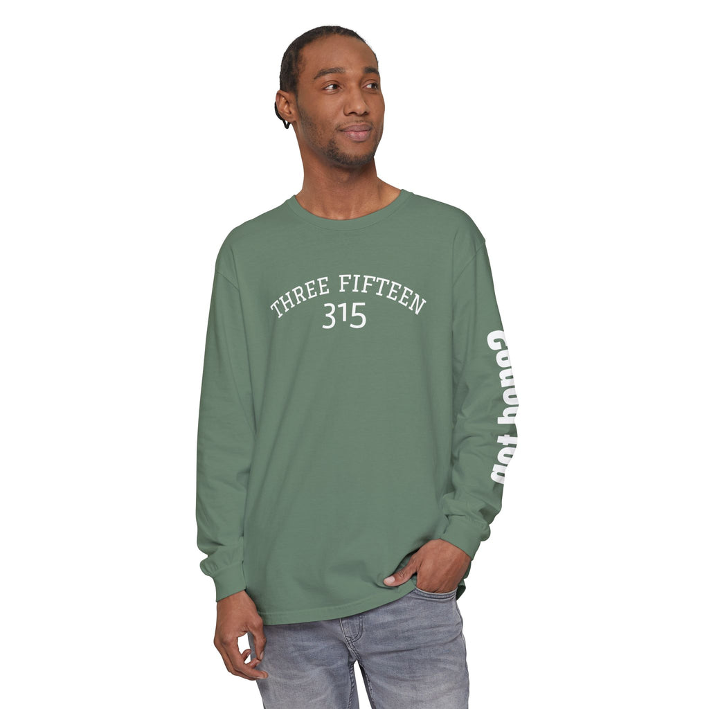 12 - Long sleeve tee 315 Go Into the WorldUnisex Long Sleeve T-Shirt - Inspirational Casual Wear
