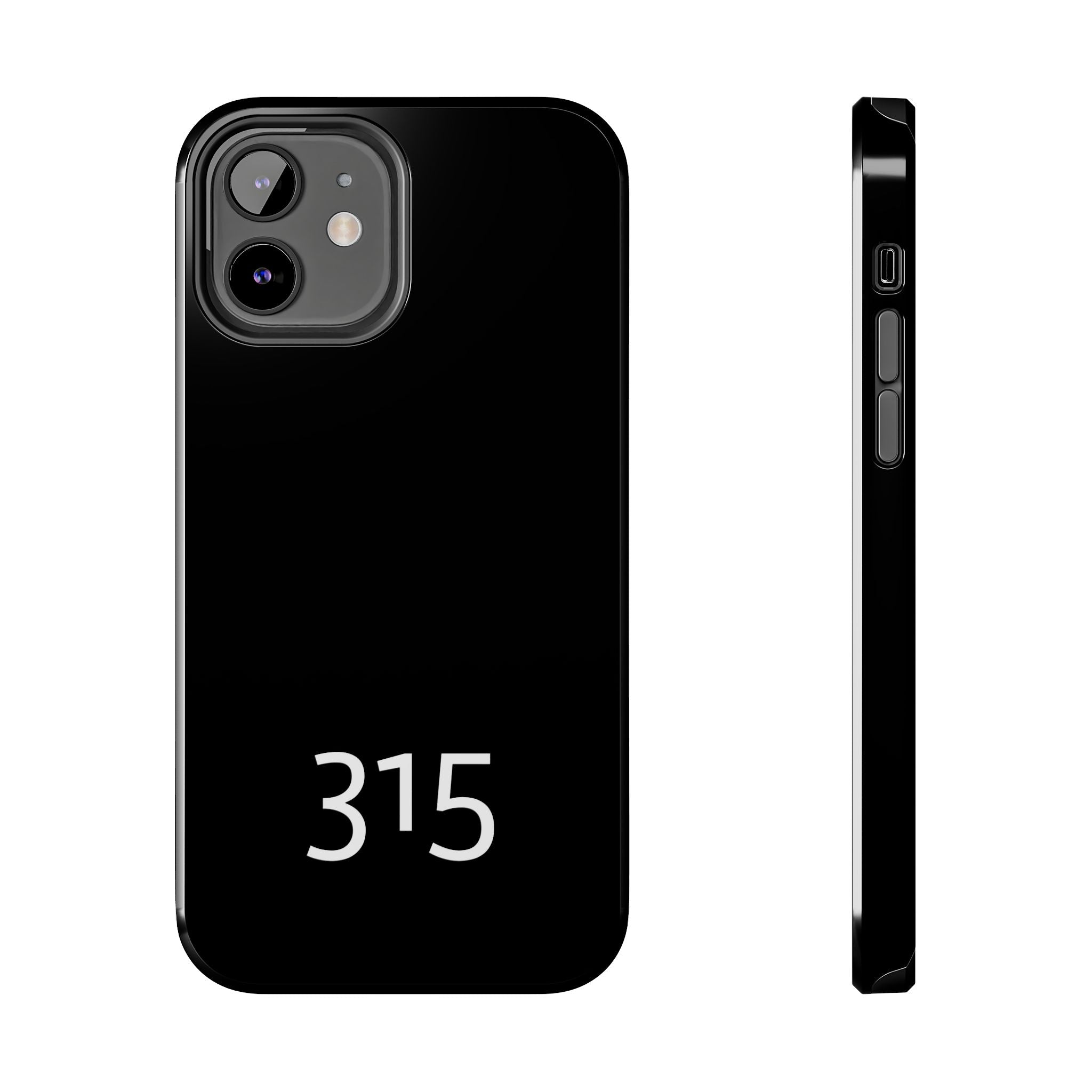 36 - Phone case 315 Tough Phone Case — Motivational Black Protective Cover