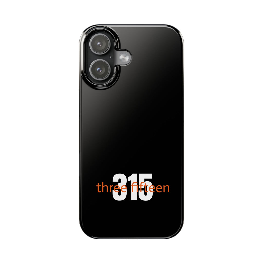 36 - Phone case 315 Slim Phone Case — Motivational Black Protective Cover