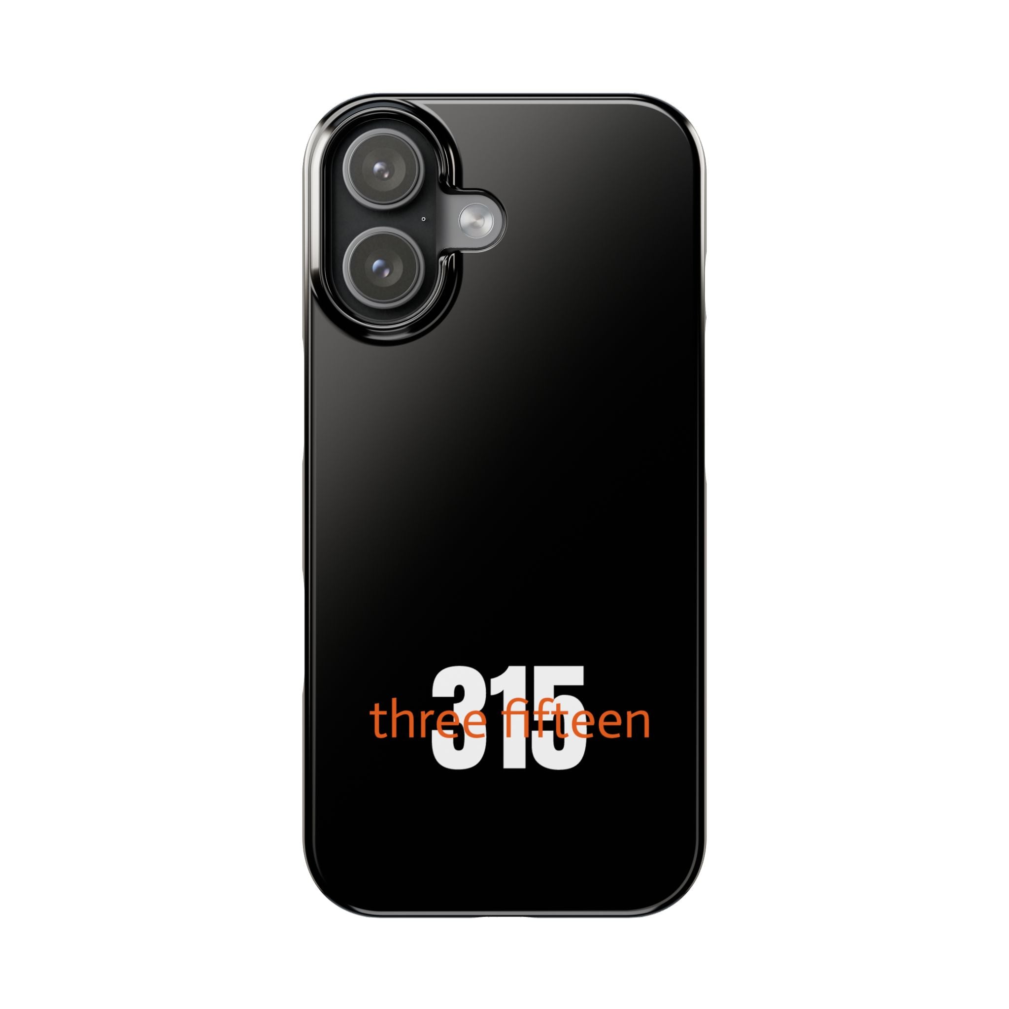 36 - Phone case 315 Slim Phone Case — Motivational Black Protective Cover