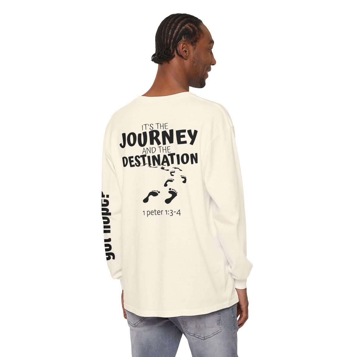 12 - Long sleeve tee 315 It’s the Journey Unisex Long Sleeve T-Shirt - Inspirational Casual Wear