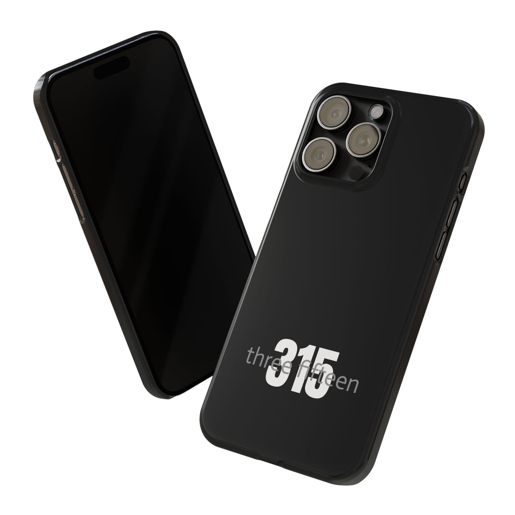 Copy of 36 - Phone case 315 Slim Phone Case — Motivational Black Protective Cover