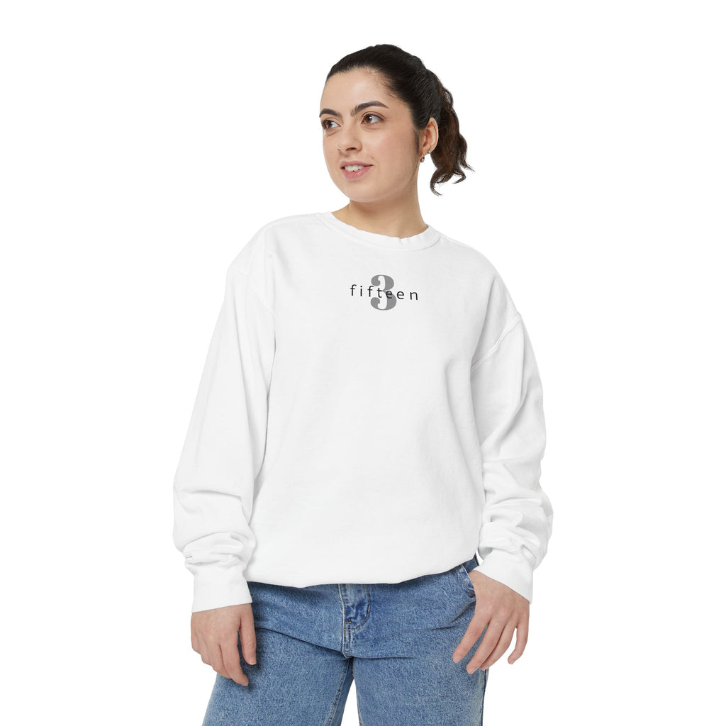 15 - Sweatshirt Bold 315 Multi Color - Embroidered Minimalist Logo Sweatshirt —Crewneck Casual Pullover