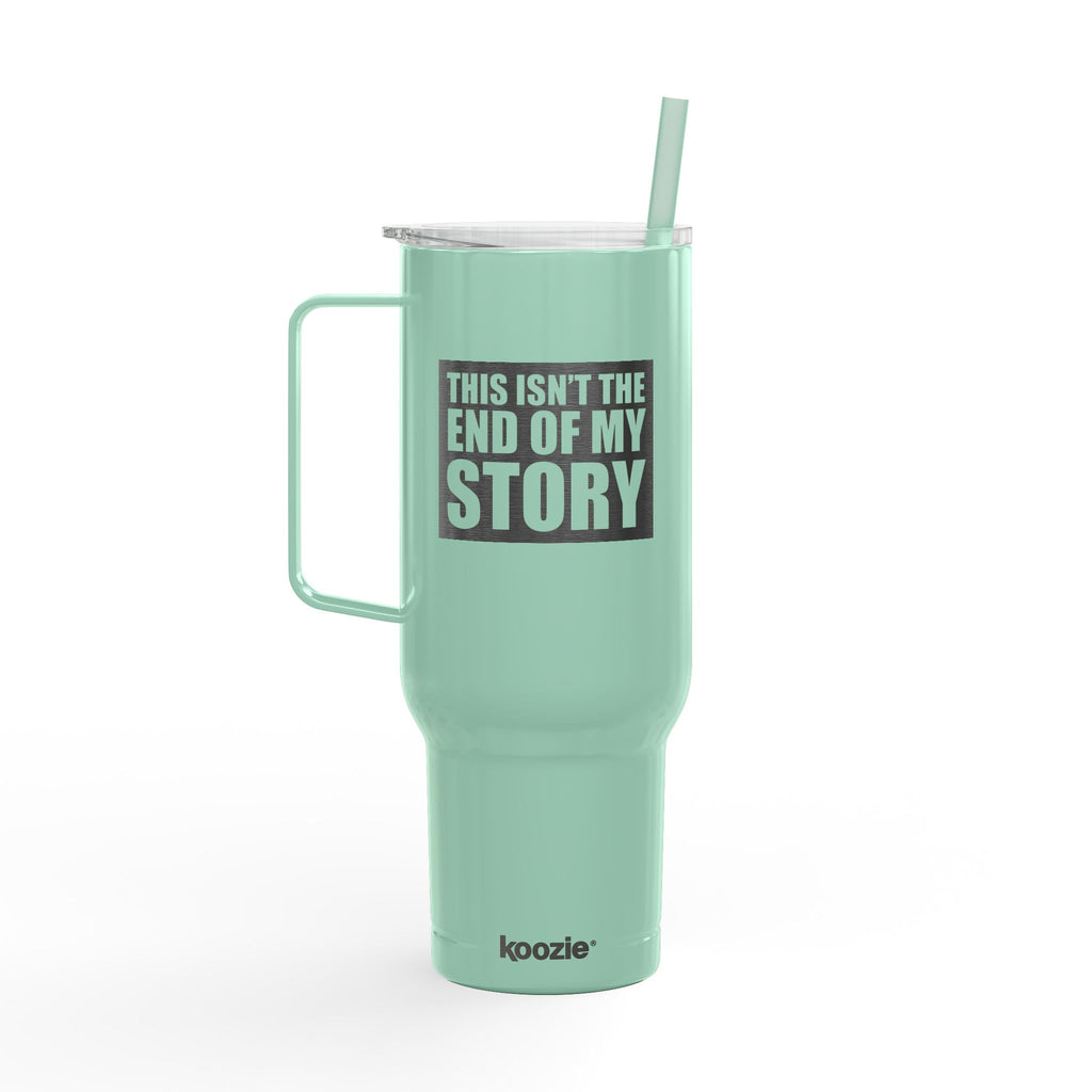 Engraved Insulated Tumbler - 40oz - Inspirational Quote