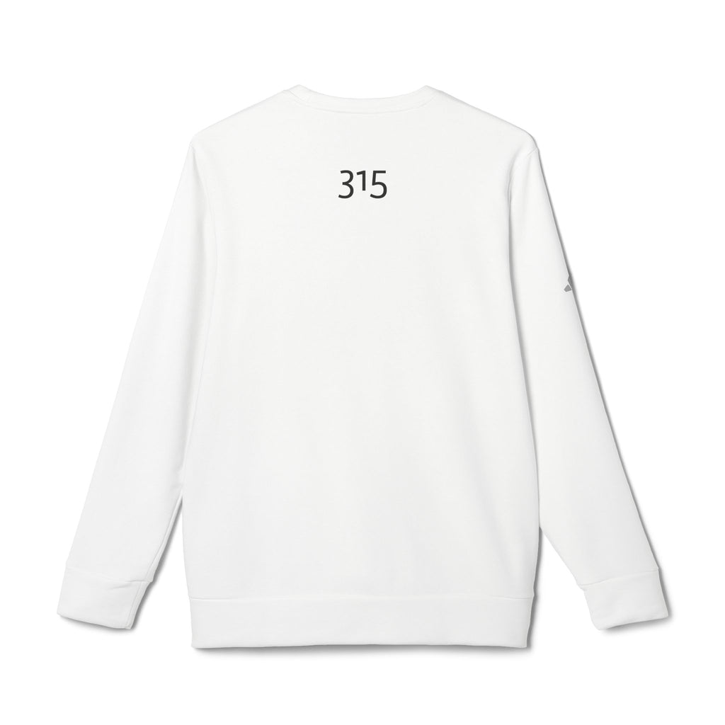 15 - Three Fifteen Overlay Adidas Crewneck Sweatshirt — Subtle Logo Fleece