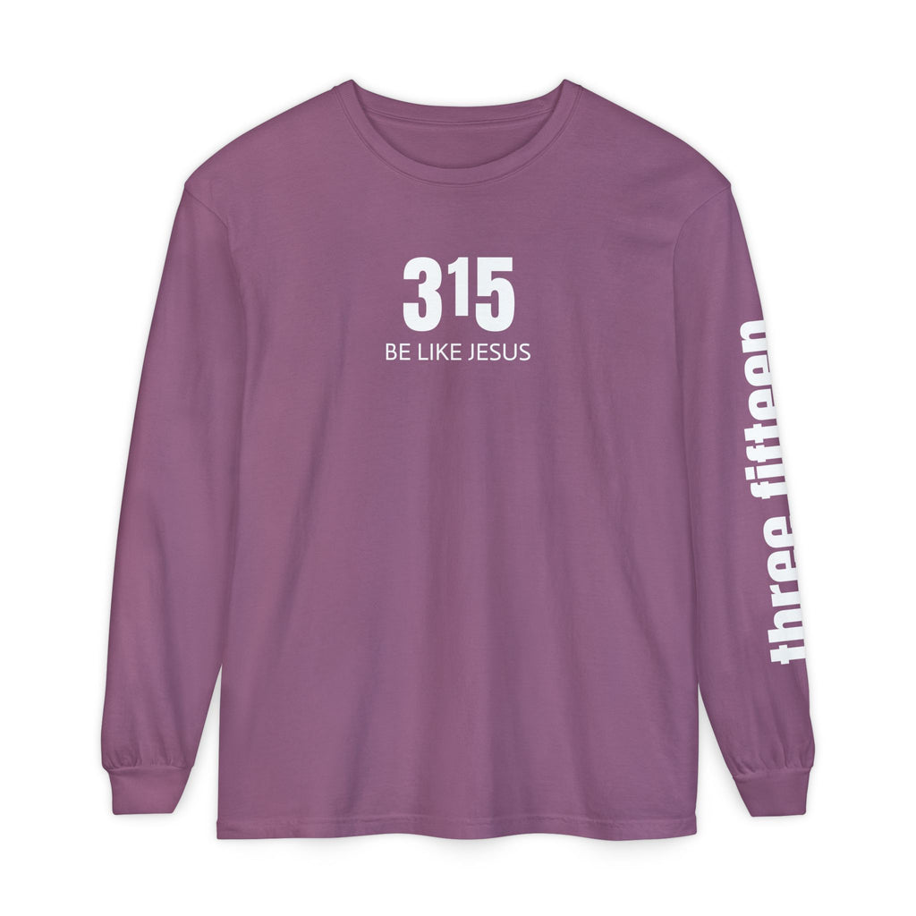 12 - Unisex Long Sleeve T-Shirt - Be Like Jesus Inspirational Casual Wear