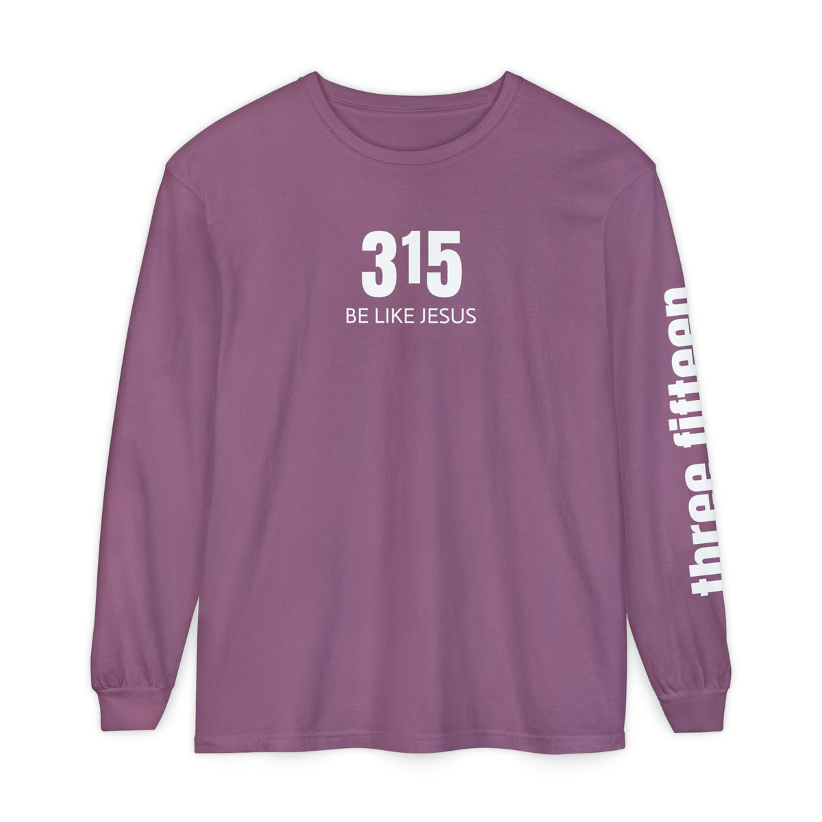 12 - Unisex Long Sleeve T-Shirt - Be Like Jesus Inspirational Casual Wear