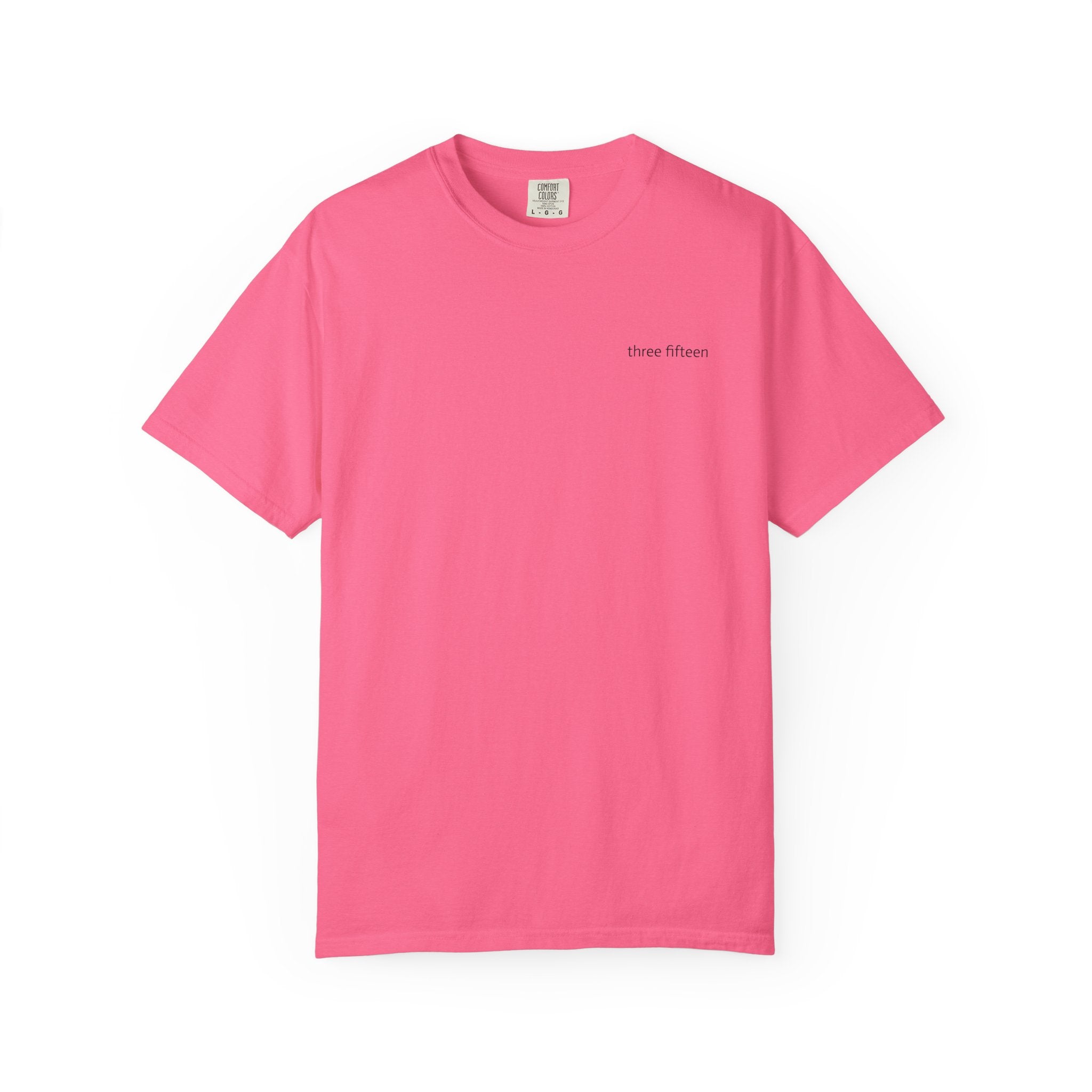 1 - Multi Colors Three Fifteen Basic Graphic T-Shirt