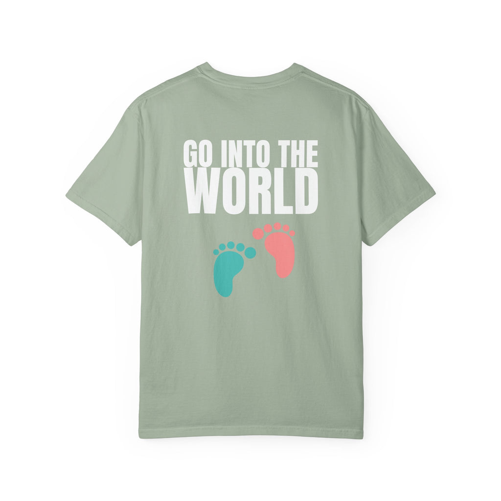 Multi Colors 315  “Go Into the World” Graphic T-Shirt
