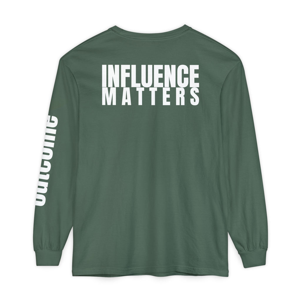 Influence Matters Unisex Long Sleeve T-Shirt - Inspirational Casual Wear
