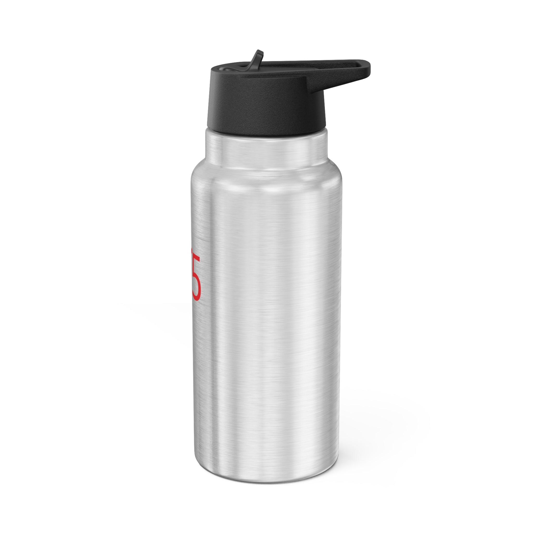 32oz Stainless Water Tumbler — Red “315” Minimalist Sports Bottle
