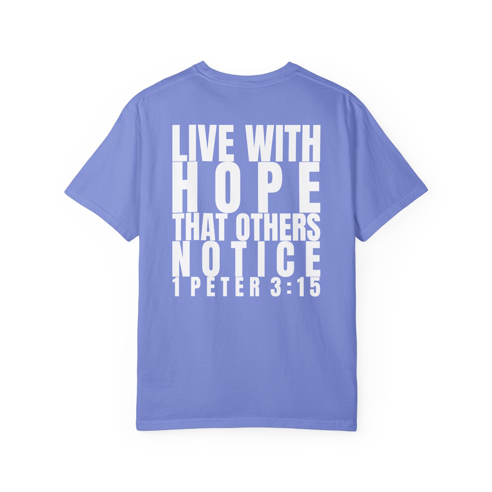 315 Multi Colors 315   “Live with Hope” Graphic T-Shirt