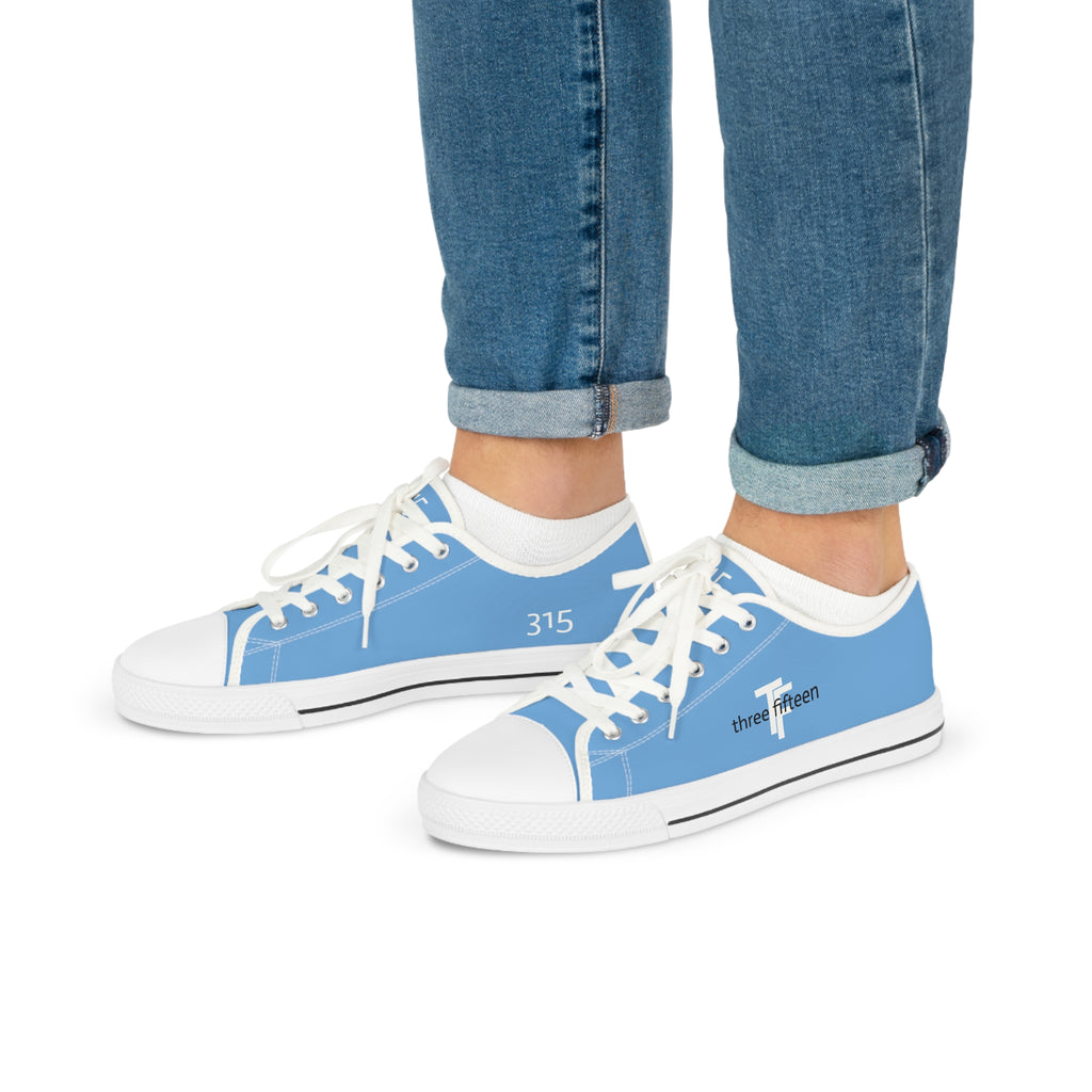 31 - Men's Low Top Sneakers TF — Minimal Grey Canvas Shoes with '315' Side Graphic