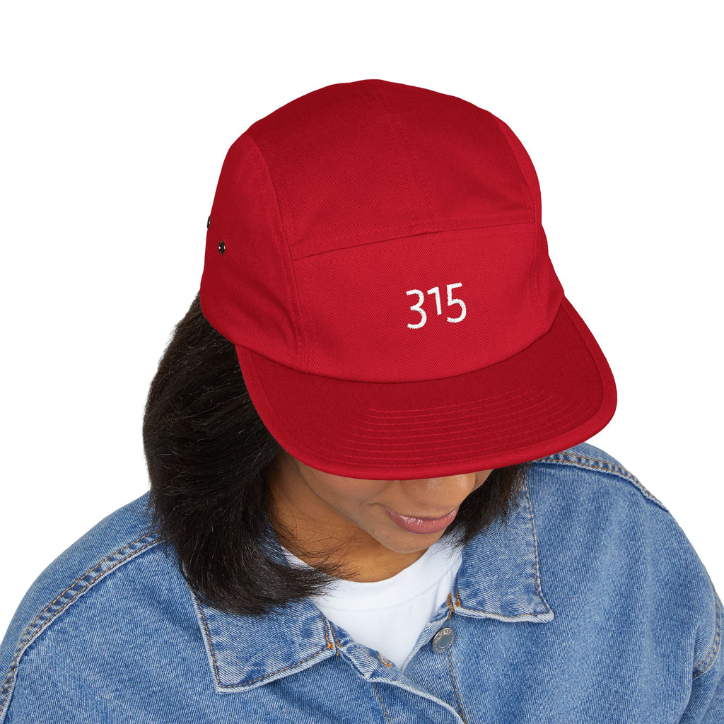 Embroidered 5 Panel Cap - Casual Streetwear with Unique Design (315)