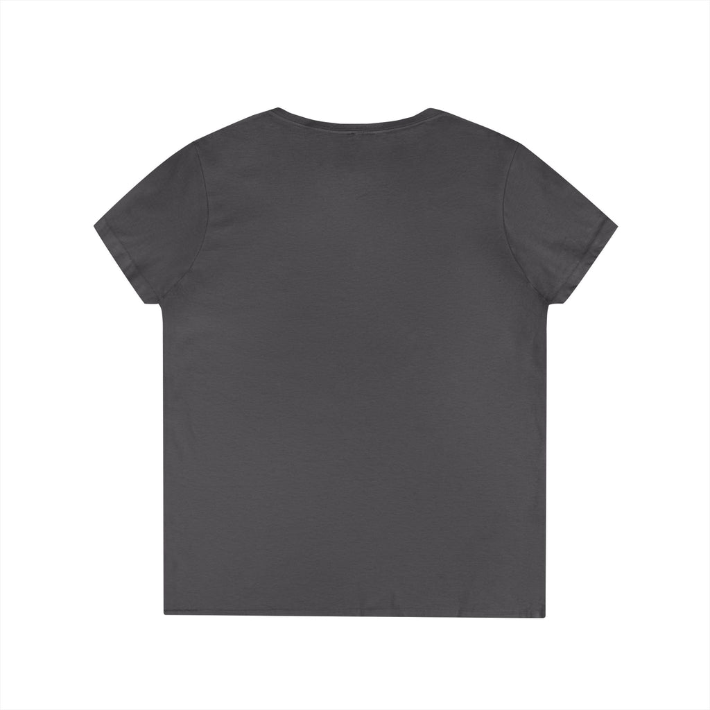 Multi Color Casual V-Neck T-Shirt with Minimalist Design 315