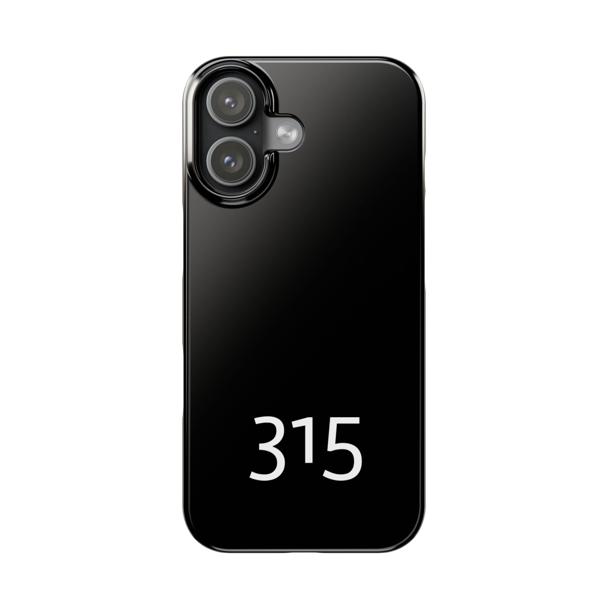 36 - Phone case 315 Slim Phone Case — Motivational Black Protective Cover