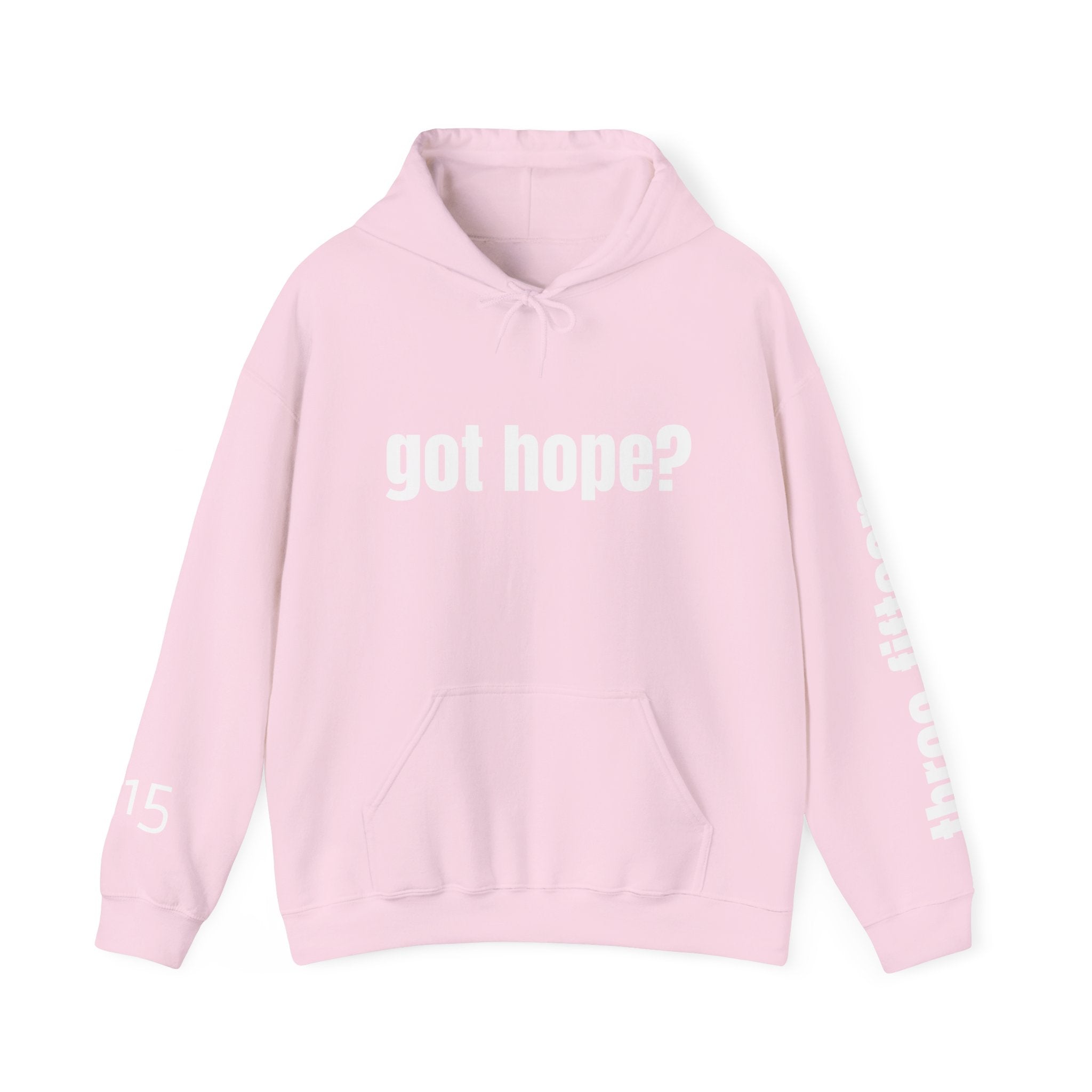 Multi Colors “What the World Needs Now - HOPE”" Inspirational Quote Hoodie - This Isn't The End Of My Story