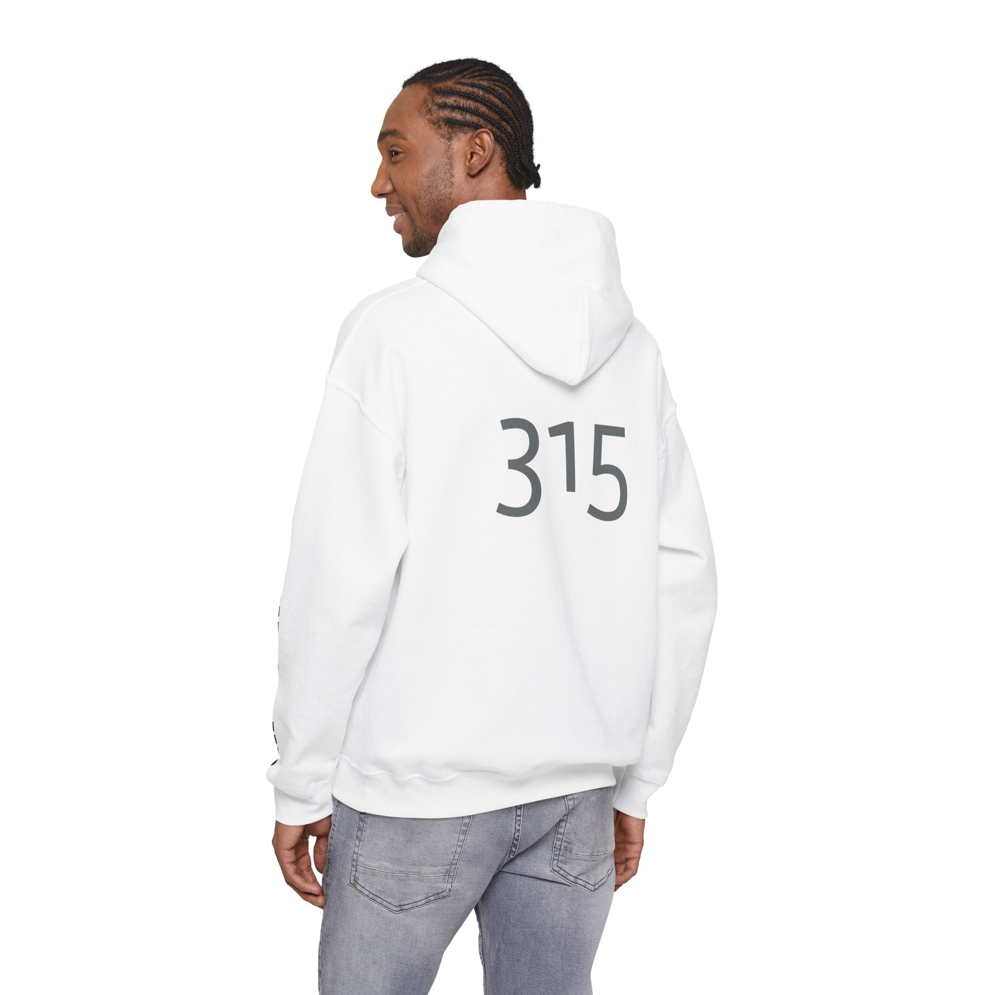 16 - Multi Color Printed Three-Fifteen Inspirational Quote Hoodie - This Isn't The End Of My Story