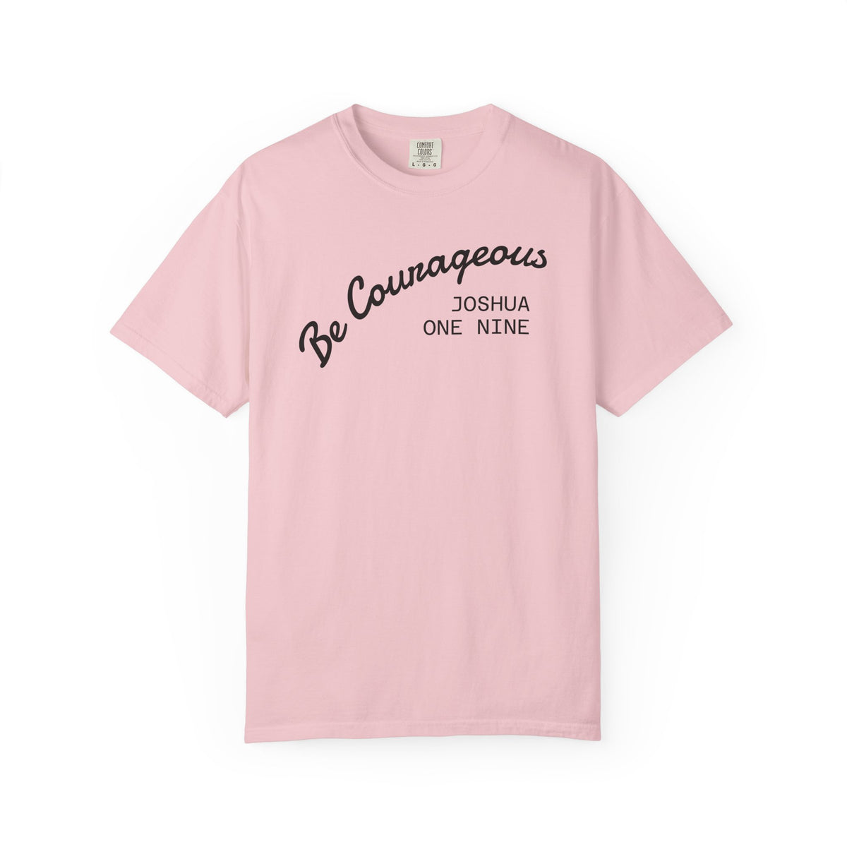 01 - Courageous Joshua One Nine Multi Colors Graphic T-Shirt