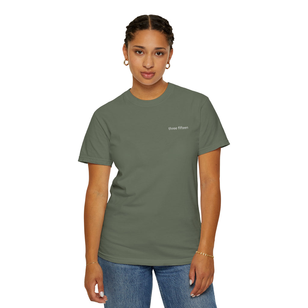 1 - Multi Colors Three Fifteen Basic Graphic T-Shirt