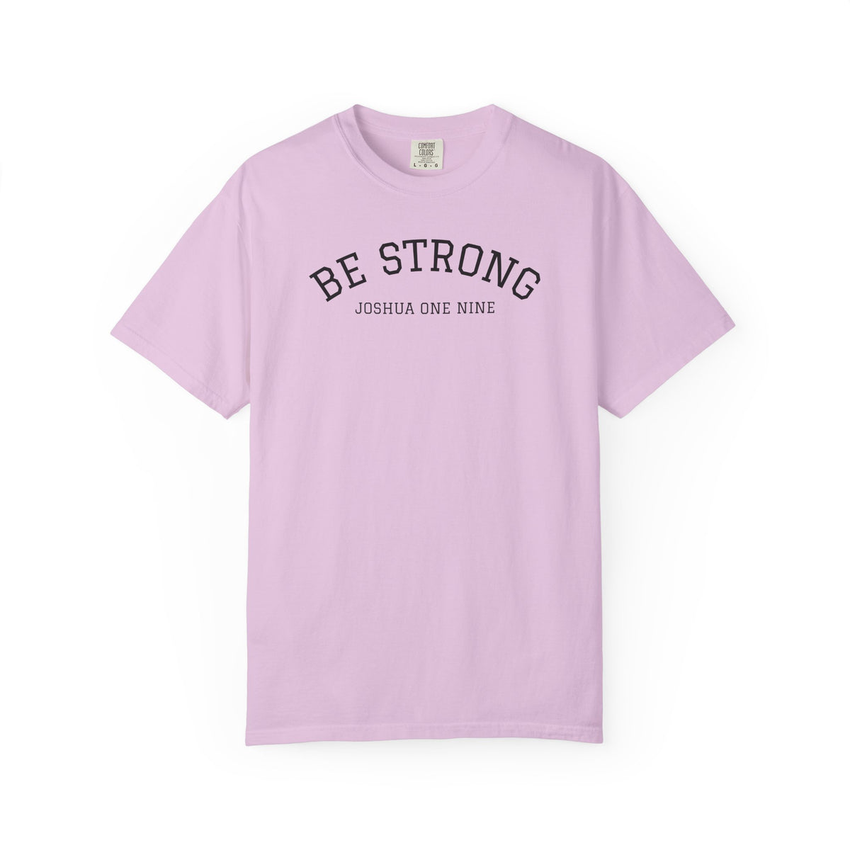 01 - Multi Colors  “Be Strong Joshua One Nine” Plain Back Store Graphic T-Shirt
