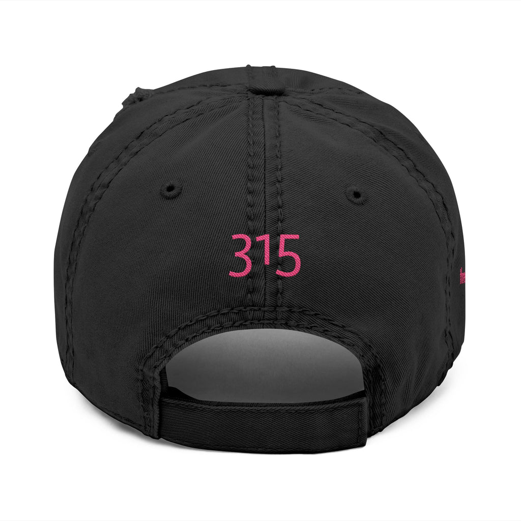 3 - Hat Distressed Embroidered TF Three Fifteen Dad Hat - Casual Chic Accessory