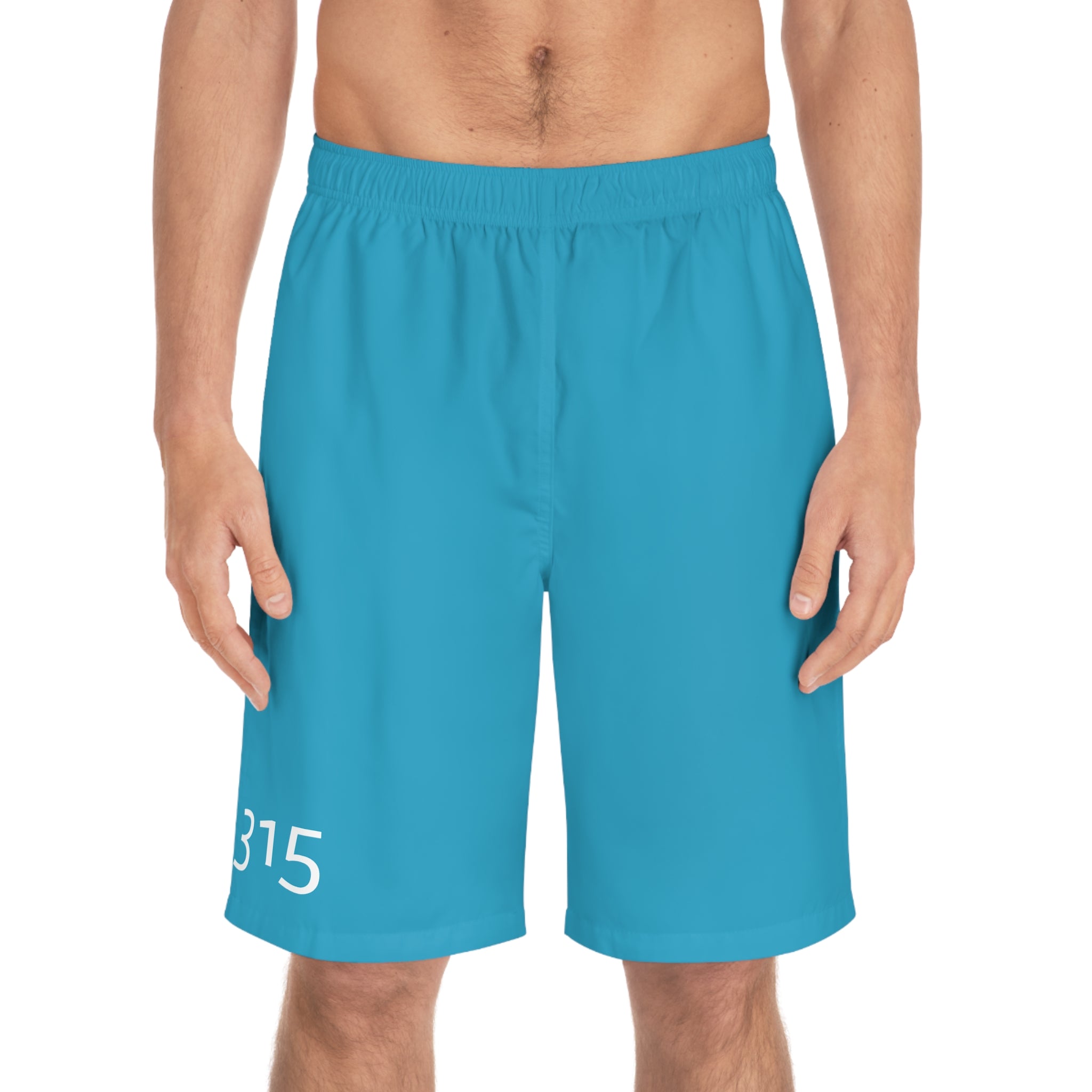 315 - Men’s Board Shorts – Aqua Beach Swim Trunks