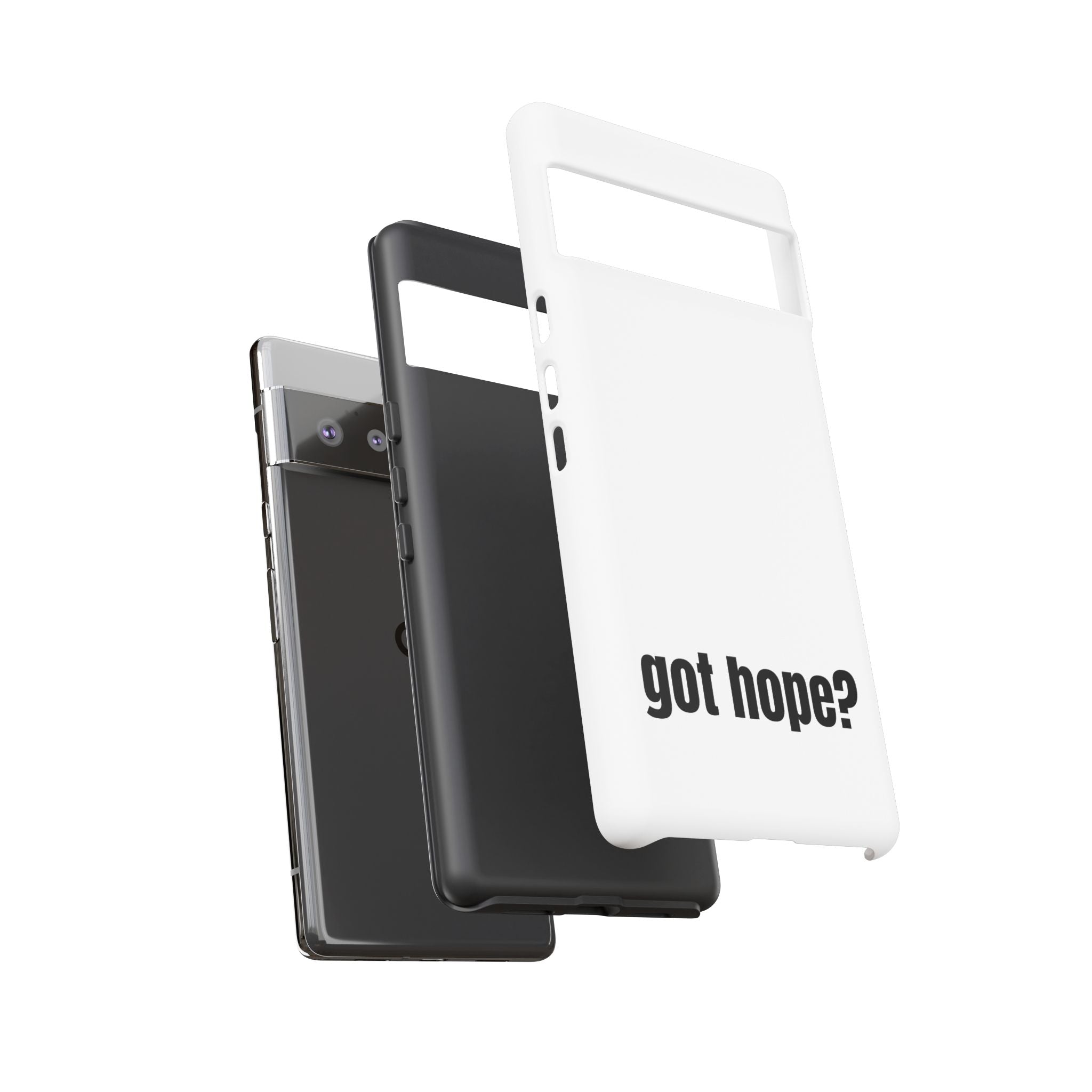 Phone Case — "got hope?" Minimalist Inspirational Protective Cover