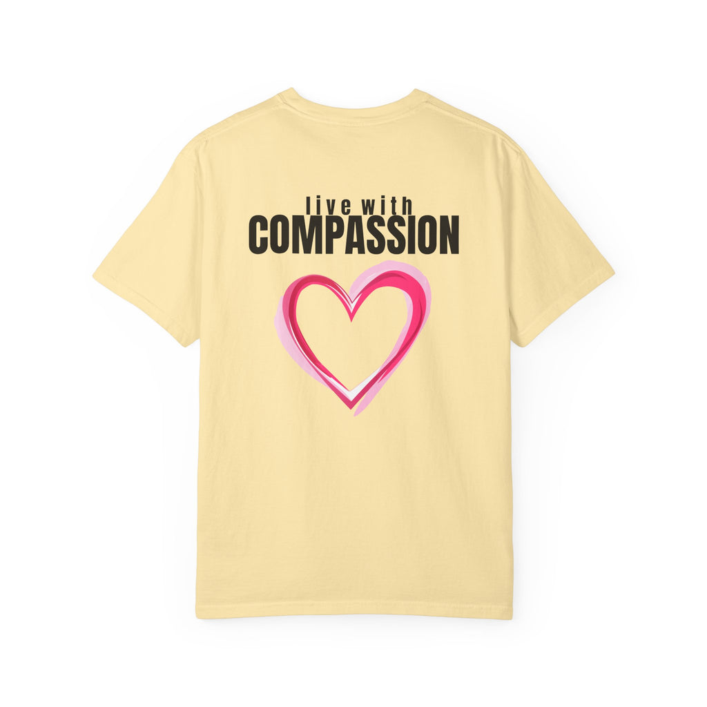 Square 315 Multi Color - Live With Compassion - Multi Colors 315 Graphic T-Shirt