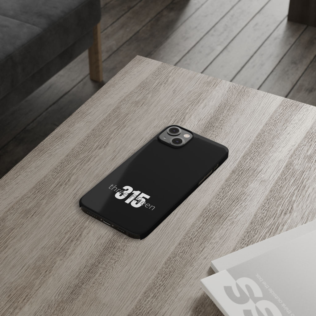 Copy of 36 - Phone case 315 Slim Phone Case — Motivational Black Protective Cover