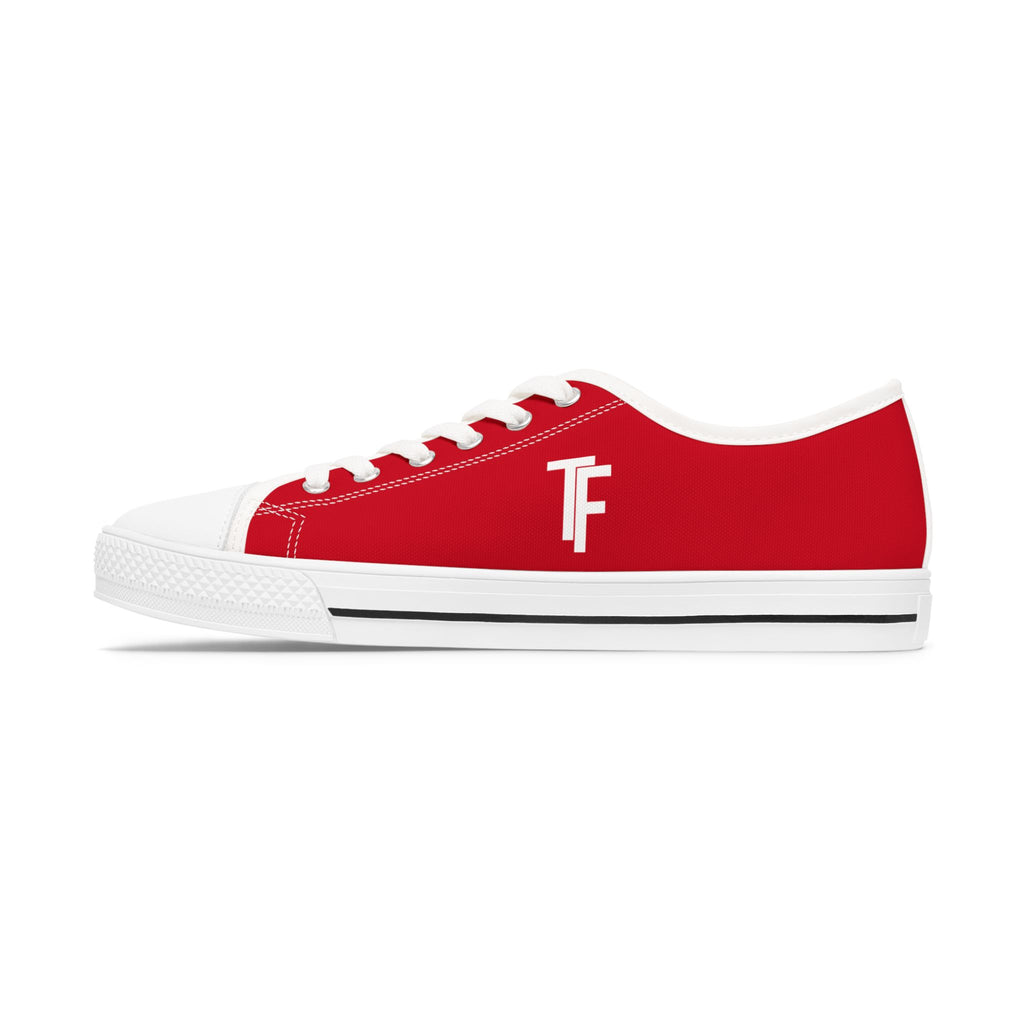 31 - Women's Low Top Sneakers TF — Minimal Grey Canvas Shoes with '315' Side Print