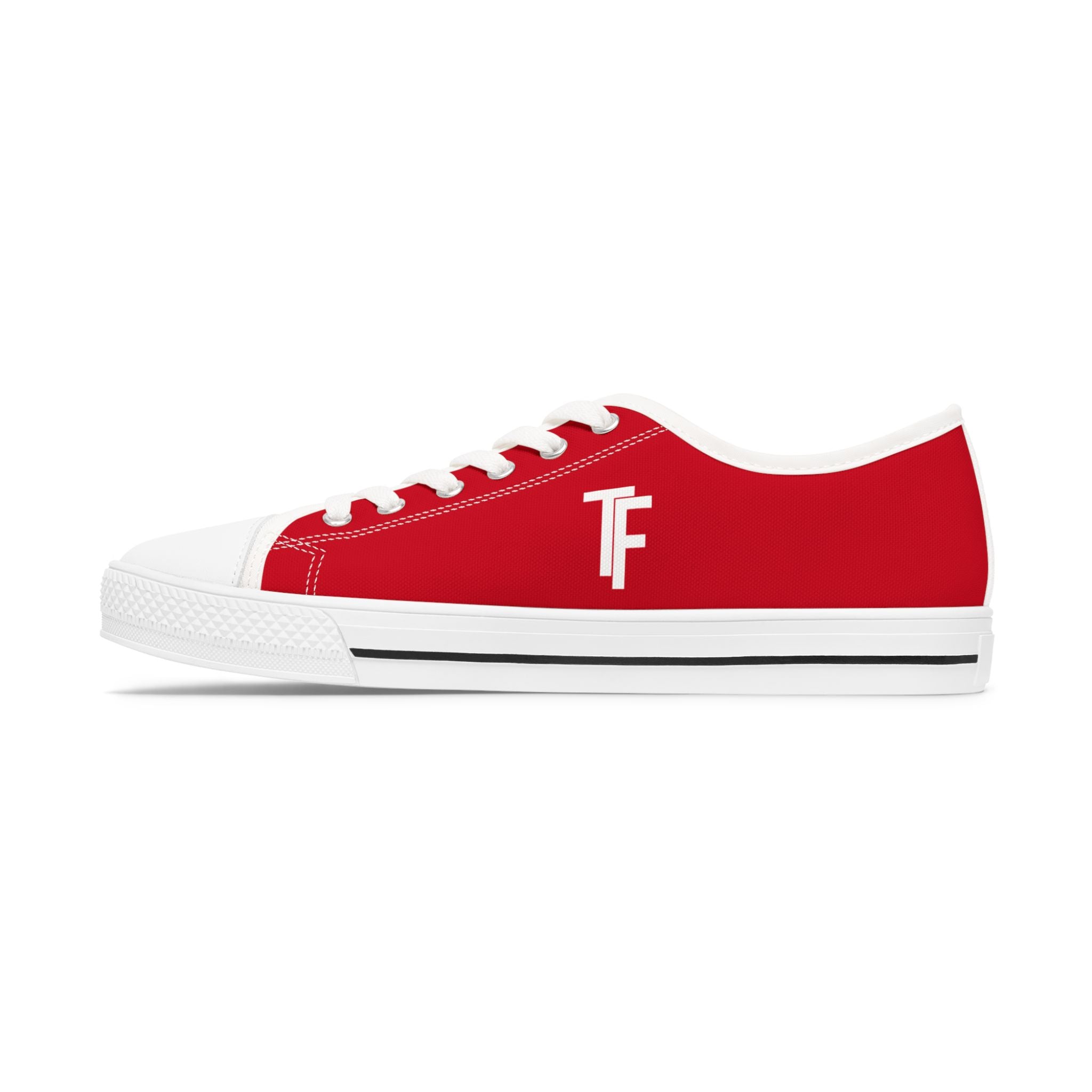 31 - Women's Low Top Sneakers TF — Minimal Grey Canvas Shoes with '315' Side Print