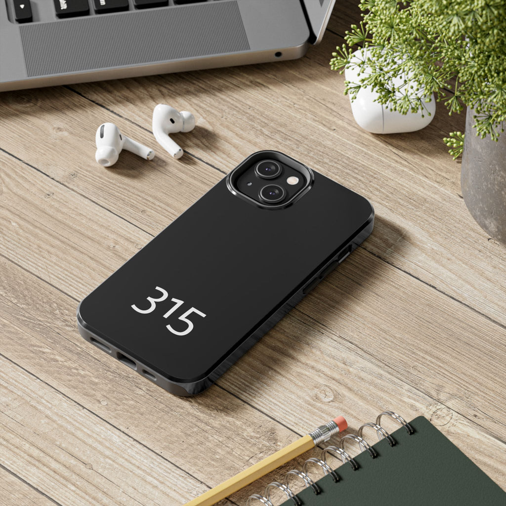 36 - Phone case 315 Tough Phone Case — Motivational Black Protective Cover