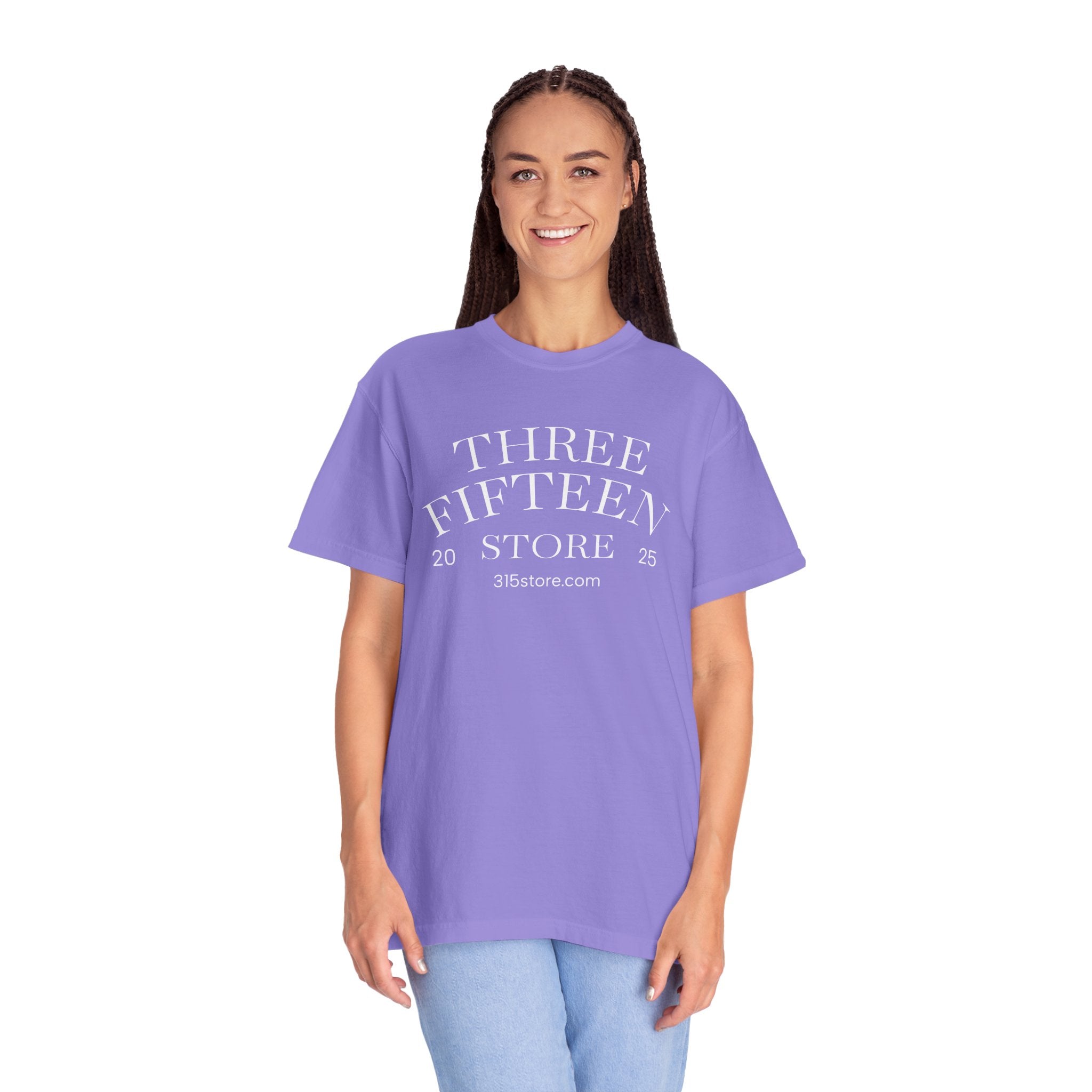 11 - Three Fifteen Store Plain Back Multi Colors Graphic T-Shirt