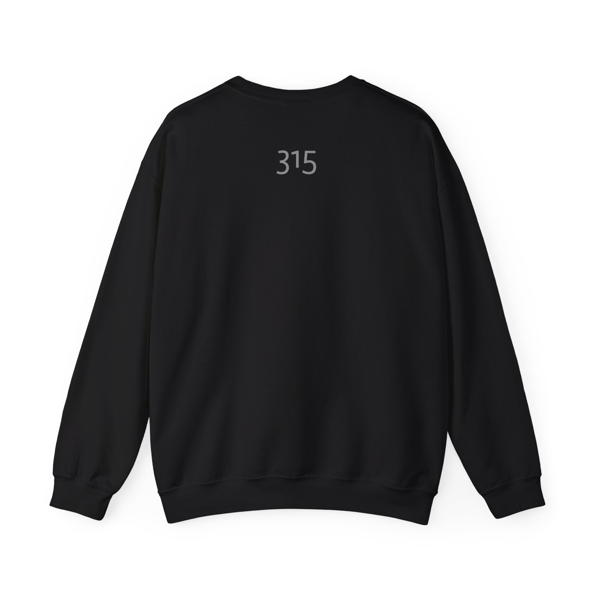 15 - Minimal TF three fifteen overlay Logo Sweatshirt — Casual Unisex Crewneck