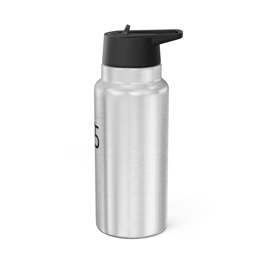 32oz Stainless Water Tumbler — Red “315” Minimalist Sports Bottle